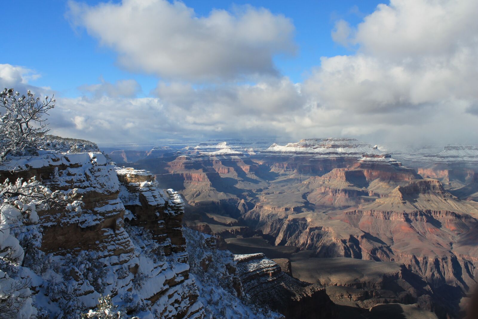 Canon EOS 1100D (EOS Rebel T3 / EOS Kiss X50) sample photo. Grand canyon, winter, canyon photography