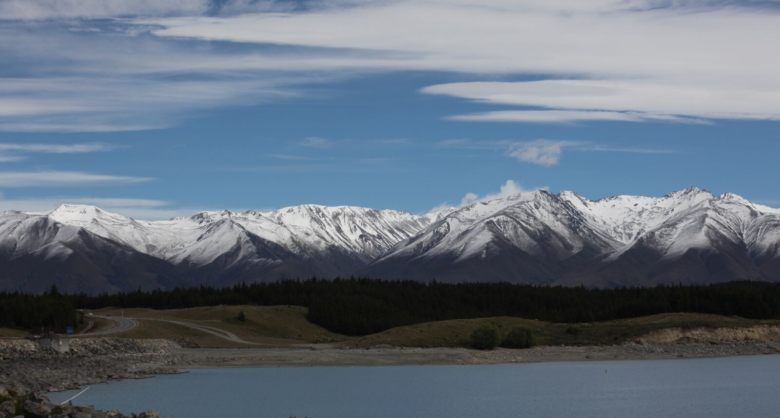 Canon EOS 5D Mark II sample photo. New zealand, alpine panorama photography