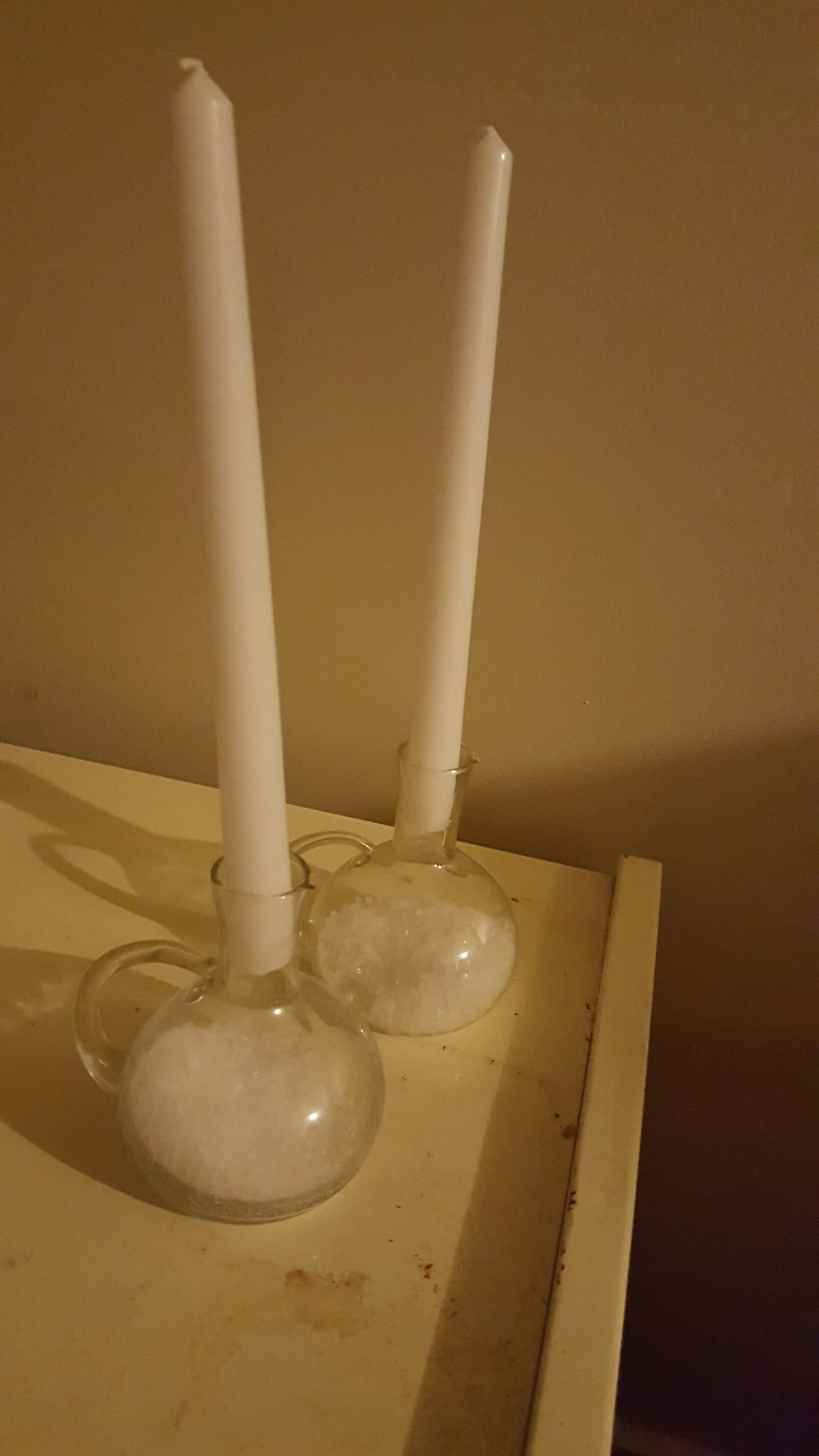 Samsung Galaxy S6 sample photo. Candles, light, night, salt photography