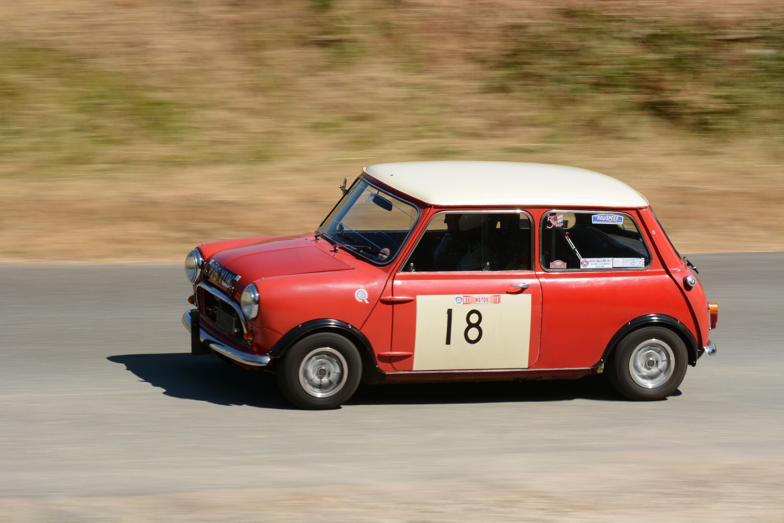 Nikon D7100 sample photo. Mini, red, race car photography