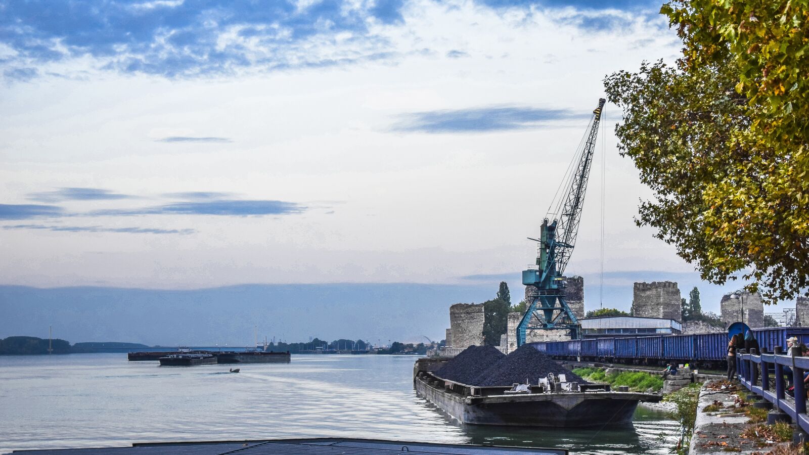 Nikon D5300 sample photo. River, danube, port photography