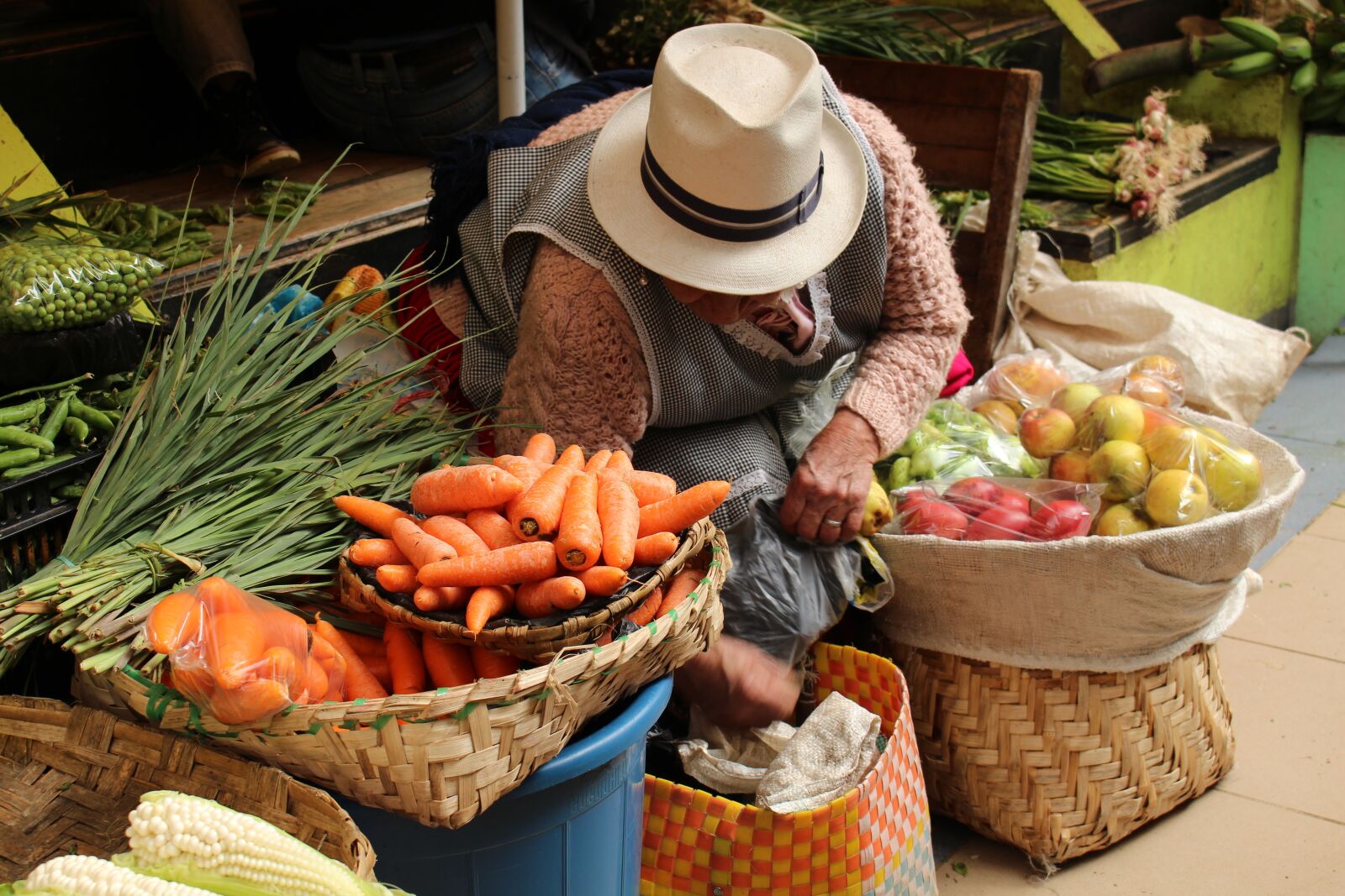 Canon EOS 700D (EOS Rebel T5i / EOS Kiss X7i) sample photo. Women, indigenous, market photography