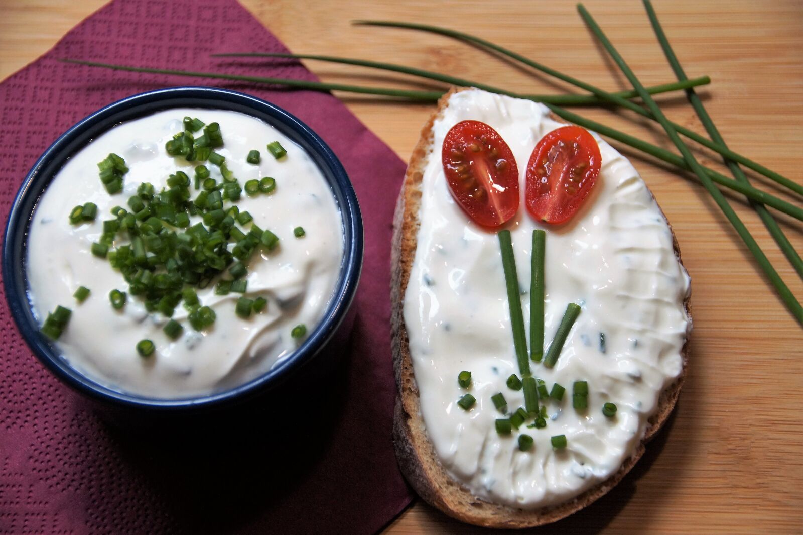 Sony SLT-A58 sample photo. Bread, spread, cottage cheese photography