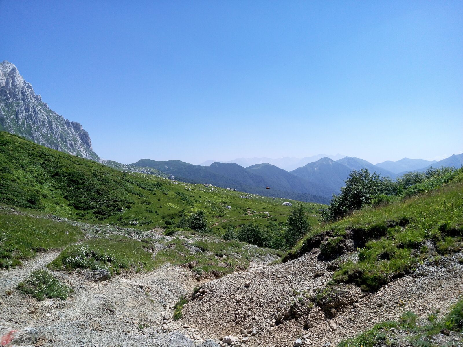 Meizu MX5 sample photo. Mountains, open space, blue photography