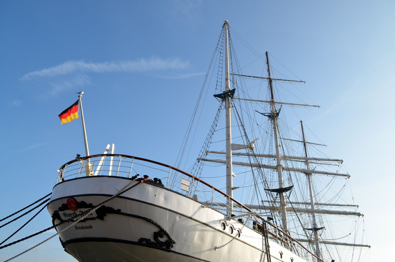 Nikon D5100 sample photo. Gorch fock 1, sailing photography