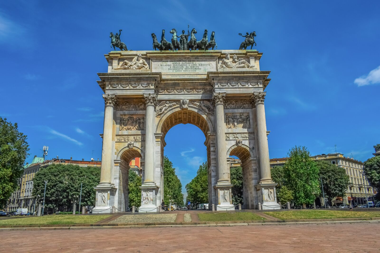 Nikon D3300 sample photo. Arco della pace, arc photography
