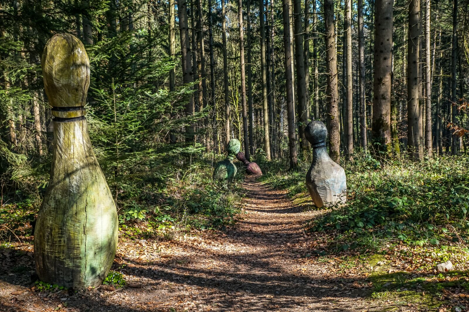 Sony DT 18-135mm F3.5-5.6 SAM sample photo. Forest path, fairytale, path photography