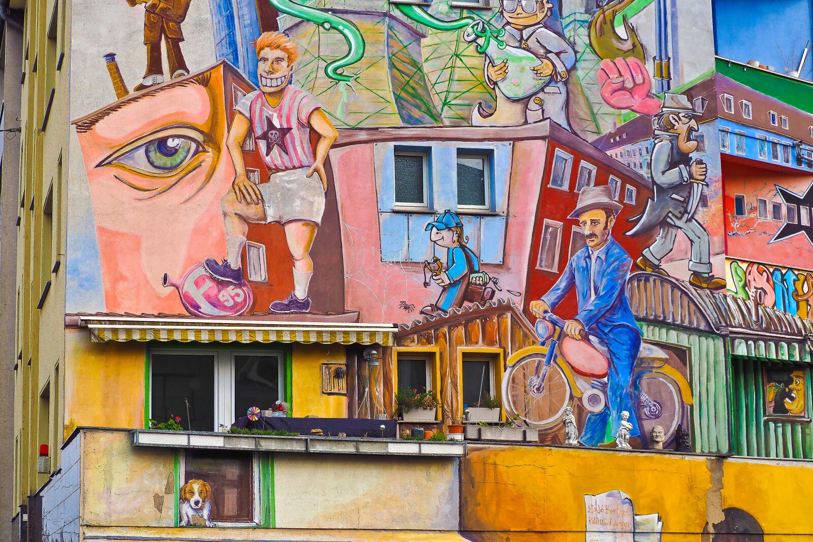 Olympus OM-D E-M10 sample photo. Graffiti, painting, wall painting photography