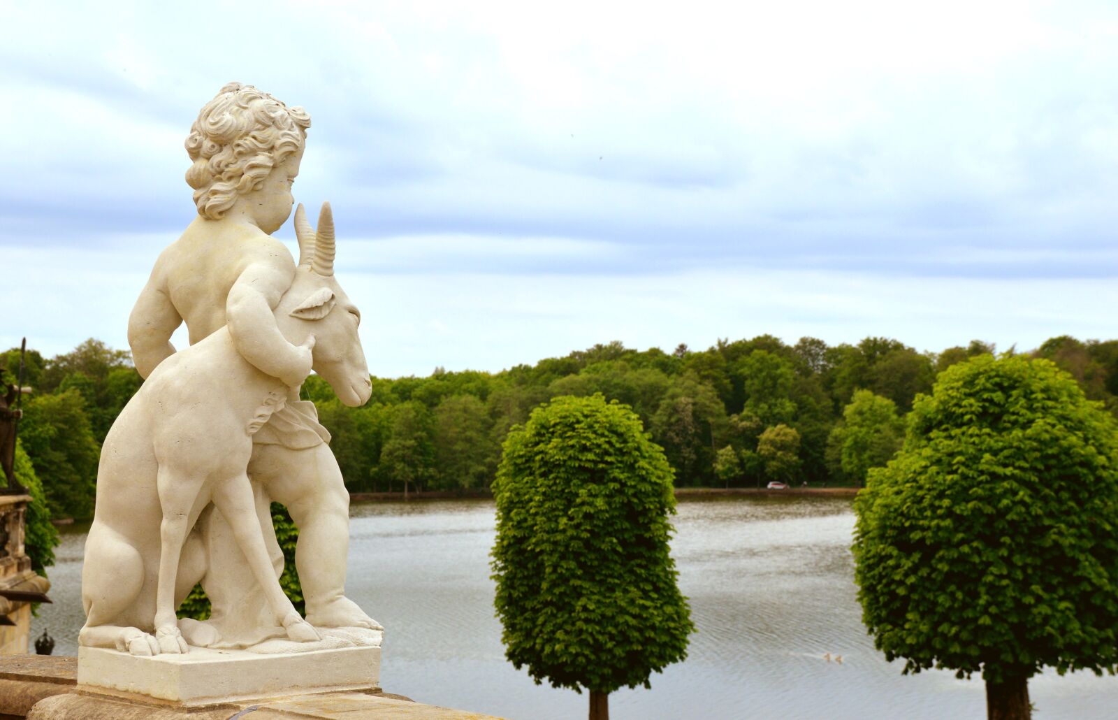 Nikon D3200 sample photo. Statue, moritzburg, castle pond photography