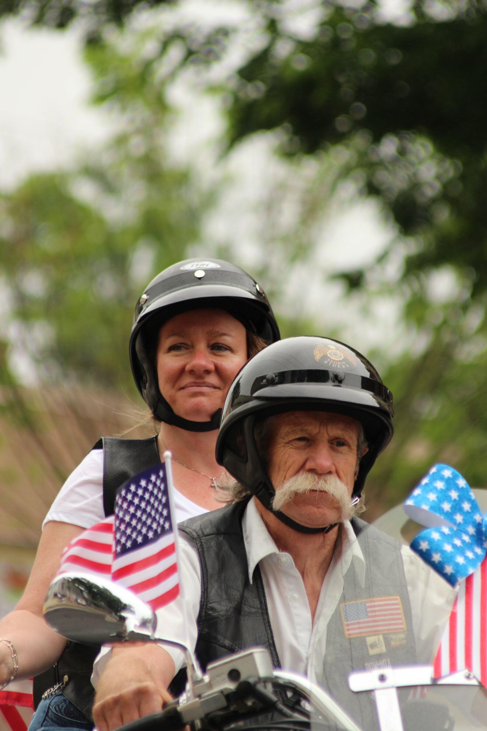 Canon EF 70-210mm f/4 sample photo. Memorial day, parade, motorcycle photography