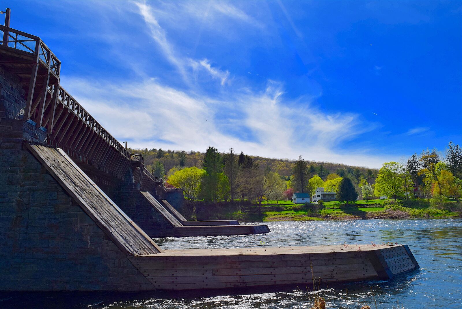 Nikon D3300 sample photo. Bridge, rural, river photography