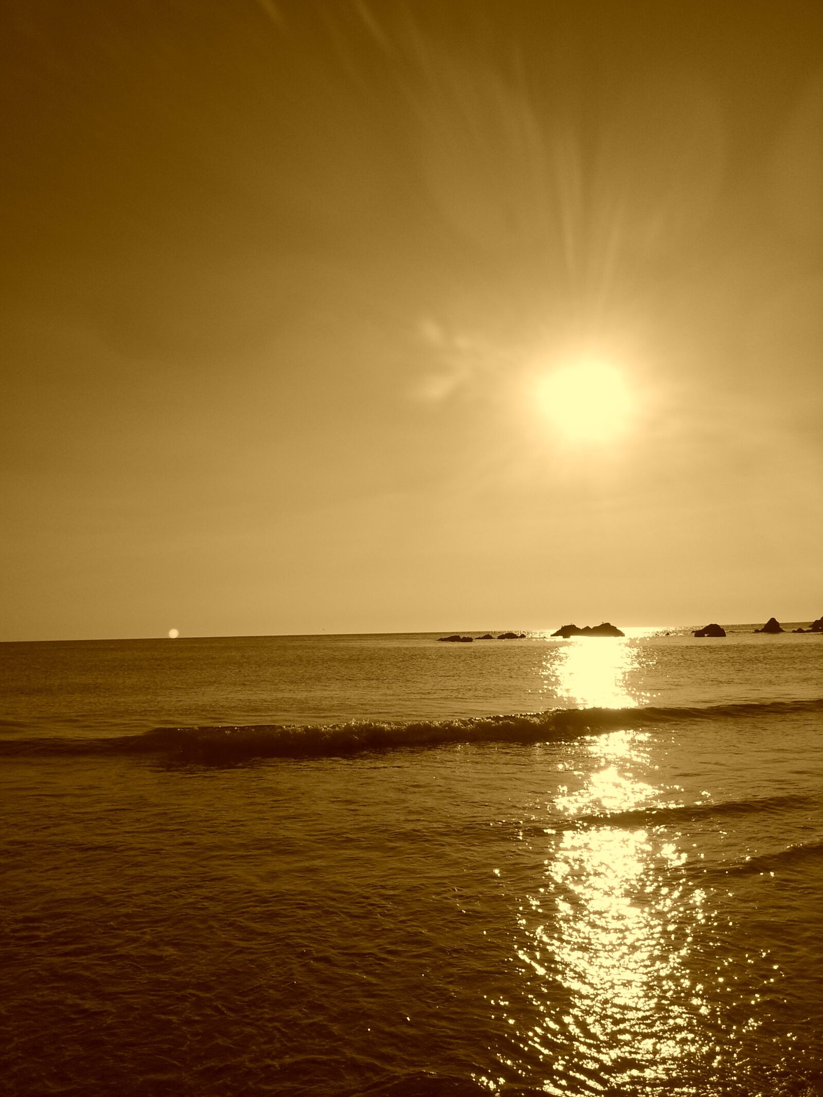 Samsung Galaxy Note sample photo. Sunset, sea, beach photography