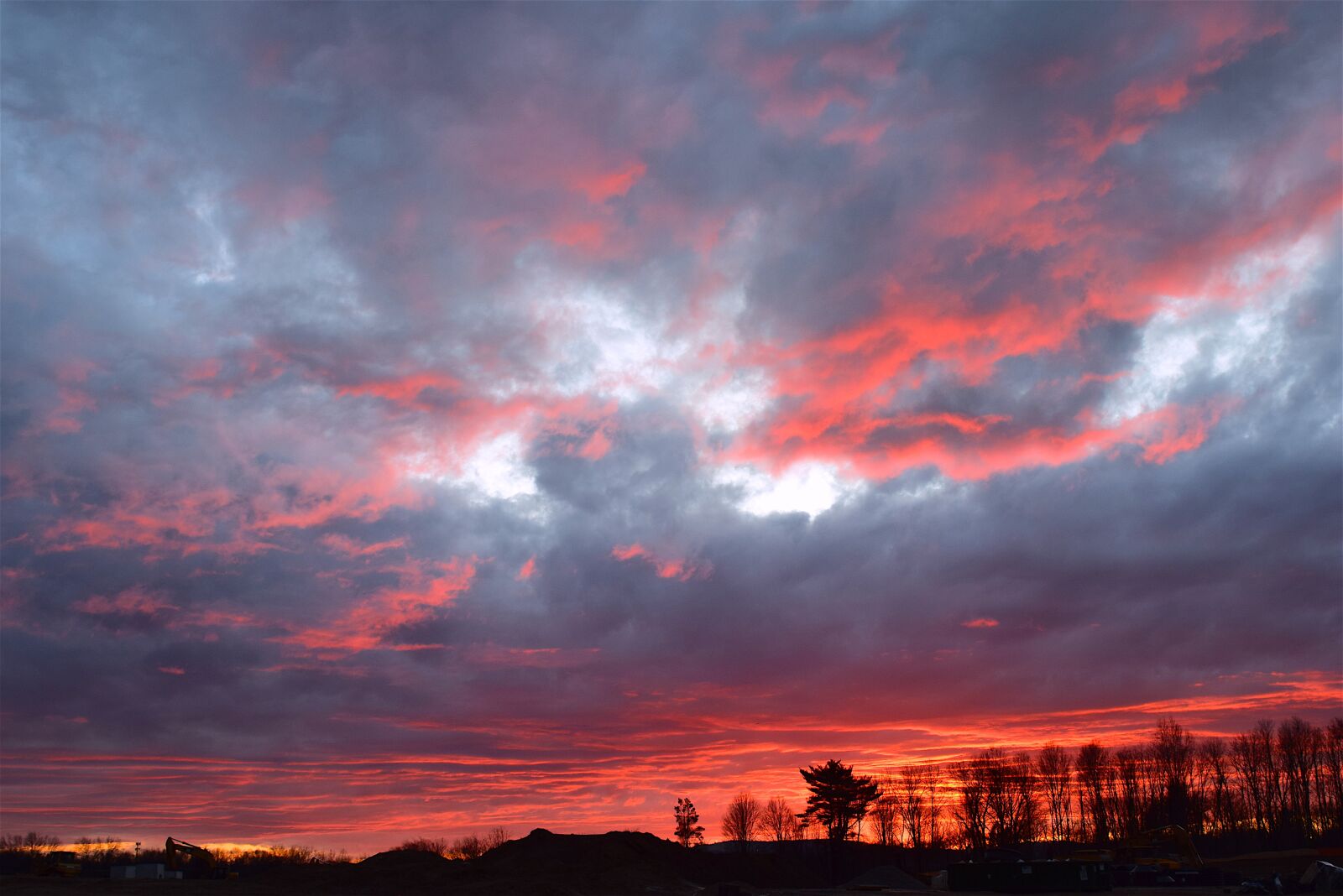 Nikon D3300 sample photo. Sunset, landscape, winter photography