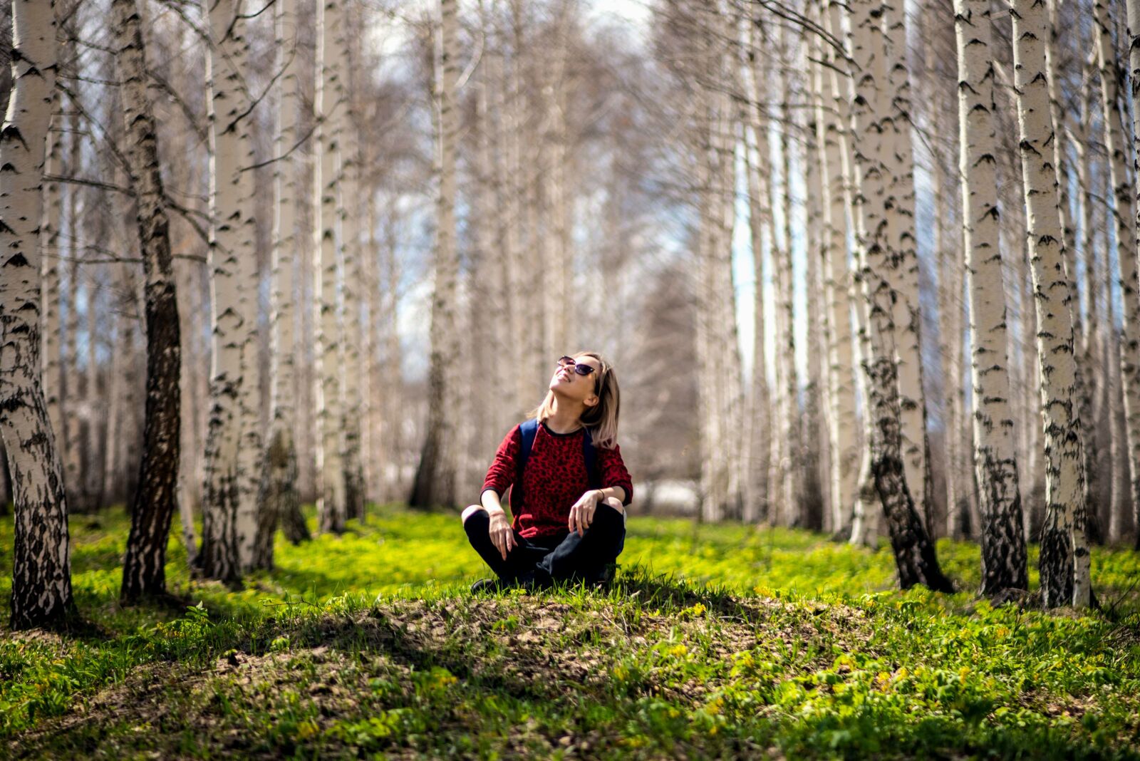 Nikon D750 sample photo. Park, rural, tree, woman photography