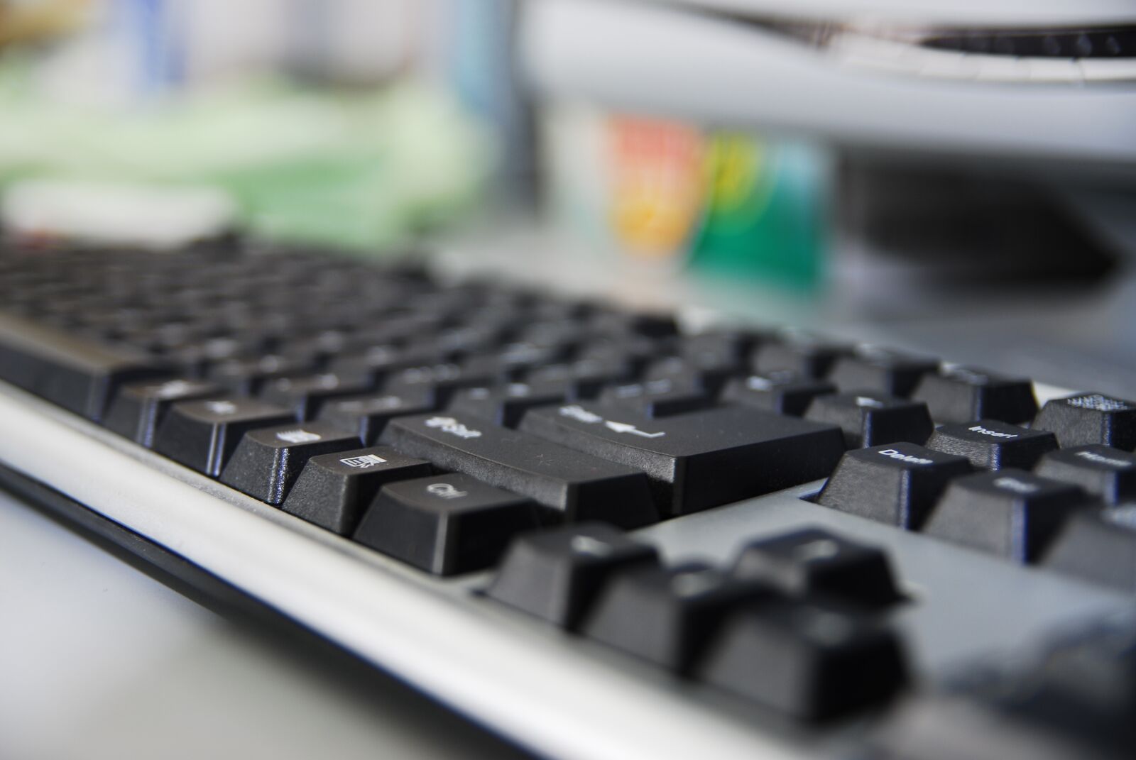 Nikon D200 sample photo. Keyboard, office, computer photography