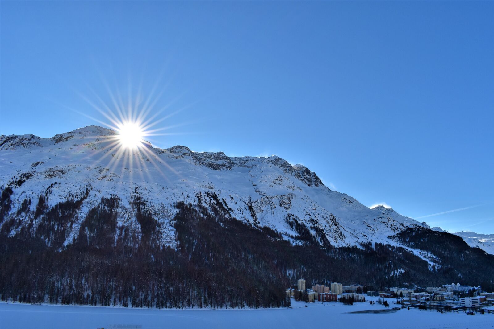 Nikon D5500 sample photo. Winter, mountains, ski area photography