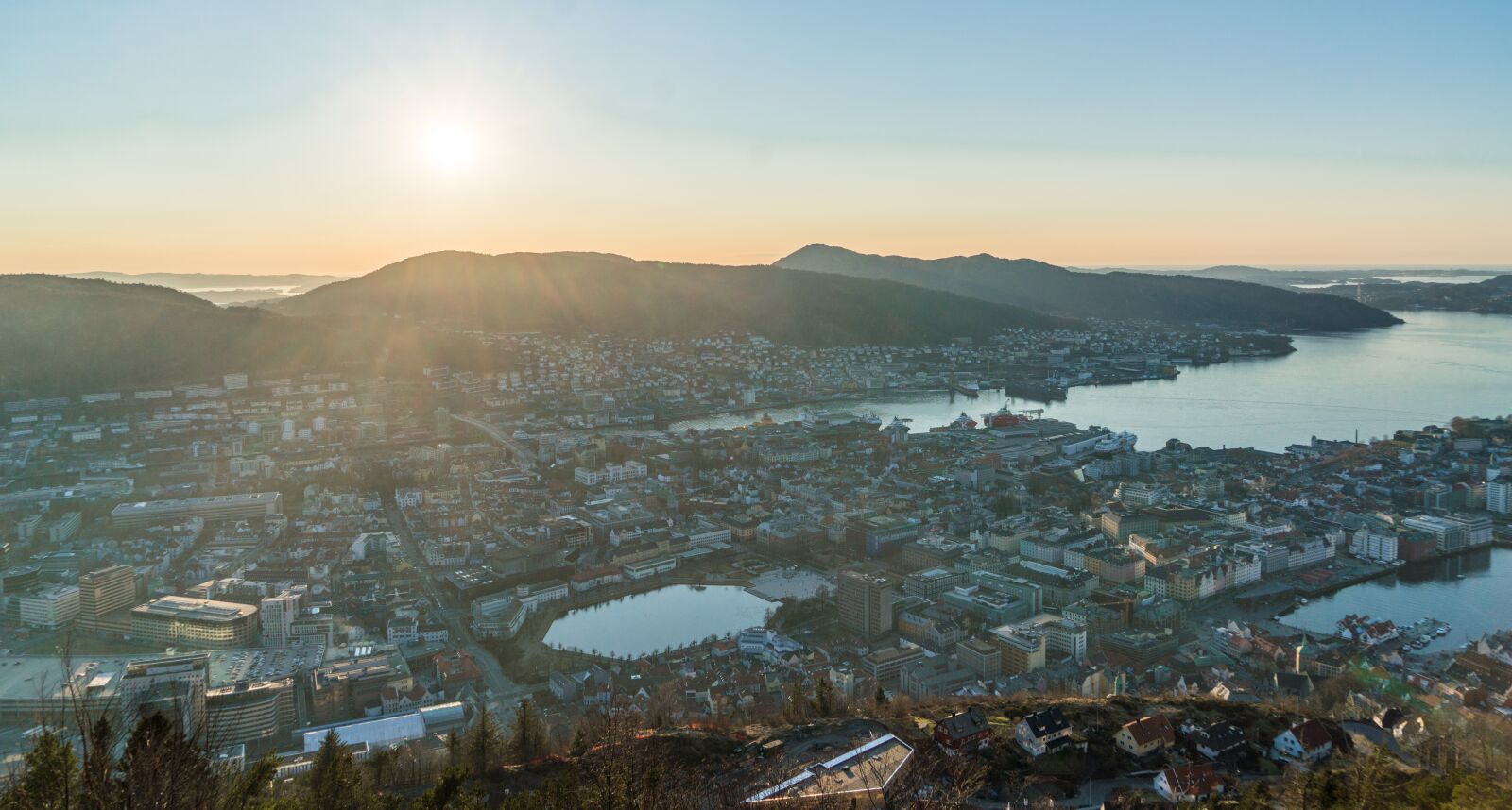 Sony a7R II sample photo. Bergen, noway, sunset photography