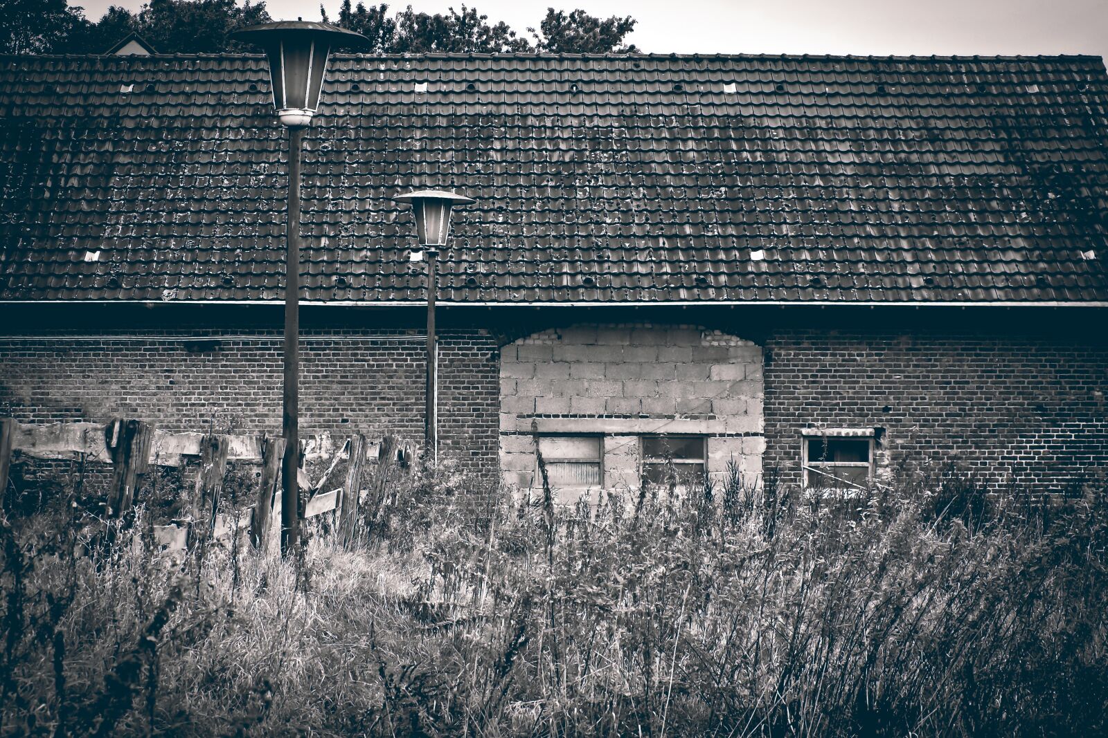 Olympus OM-D E-M10 sample photo. Lost places, building, old photography