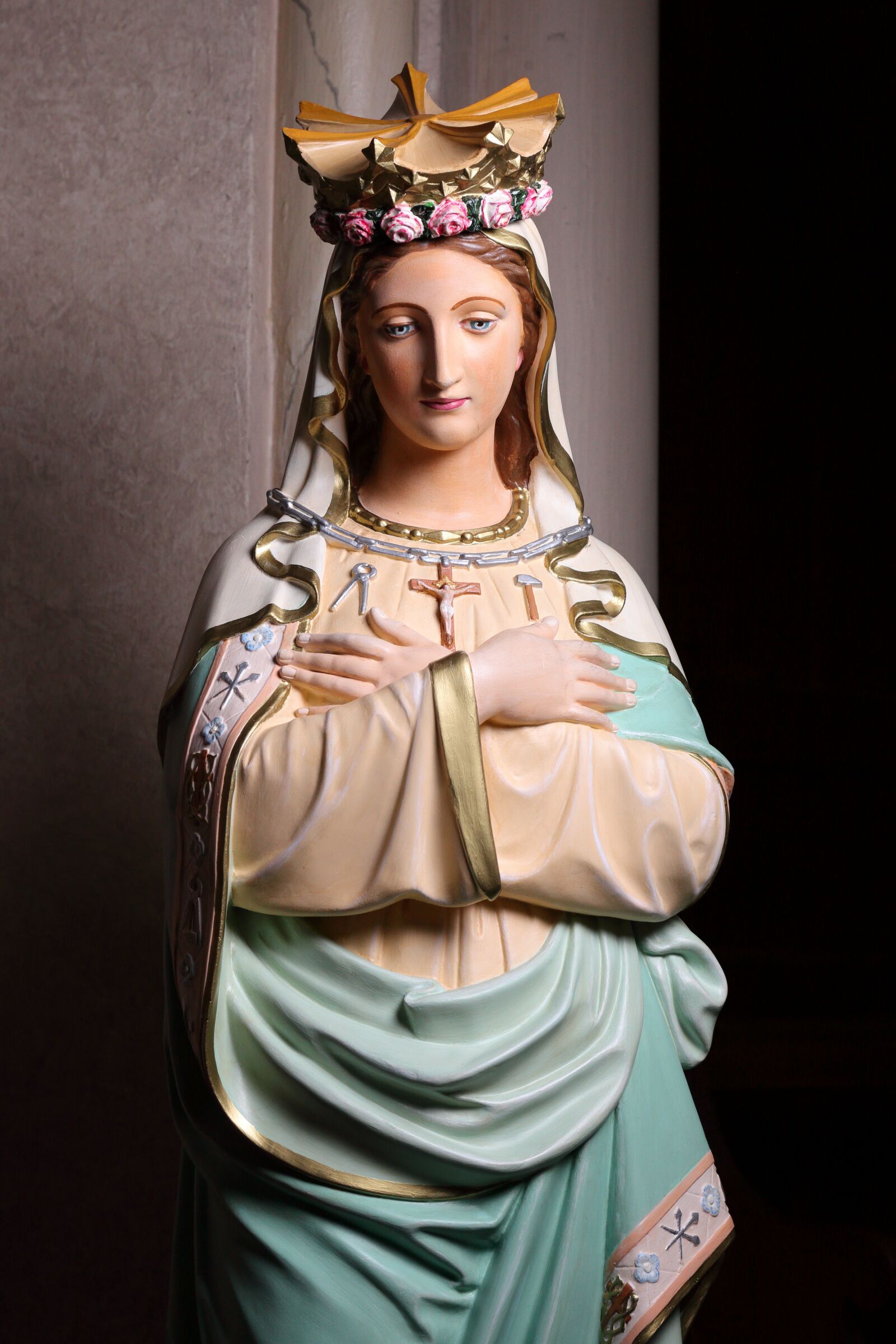Canon EOS 5D Mark II sample photo. Religion, catholic, statue photography