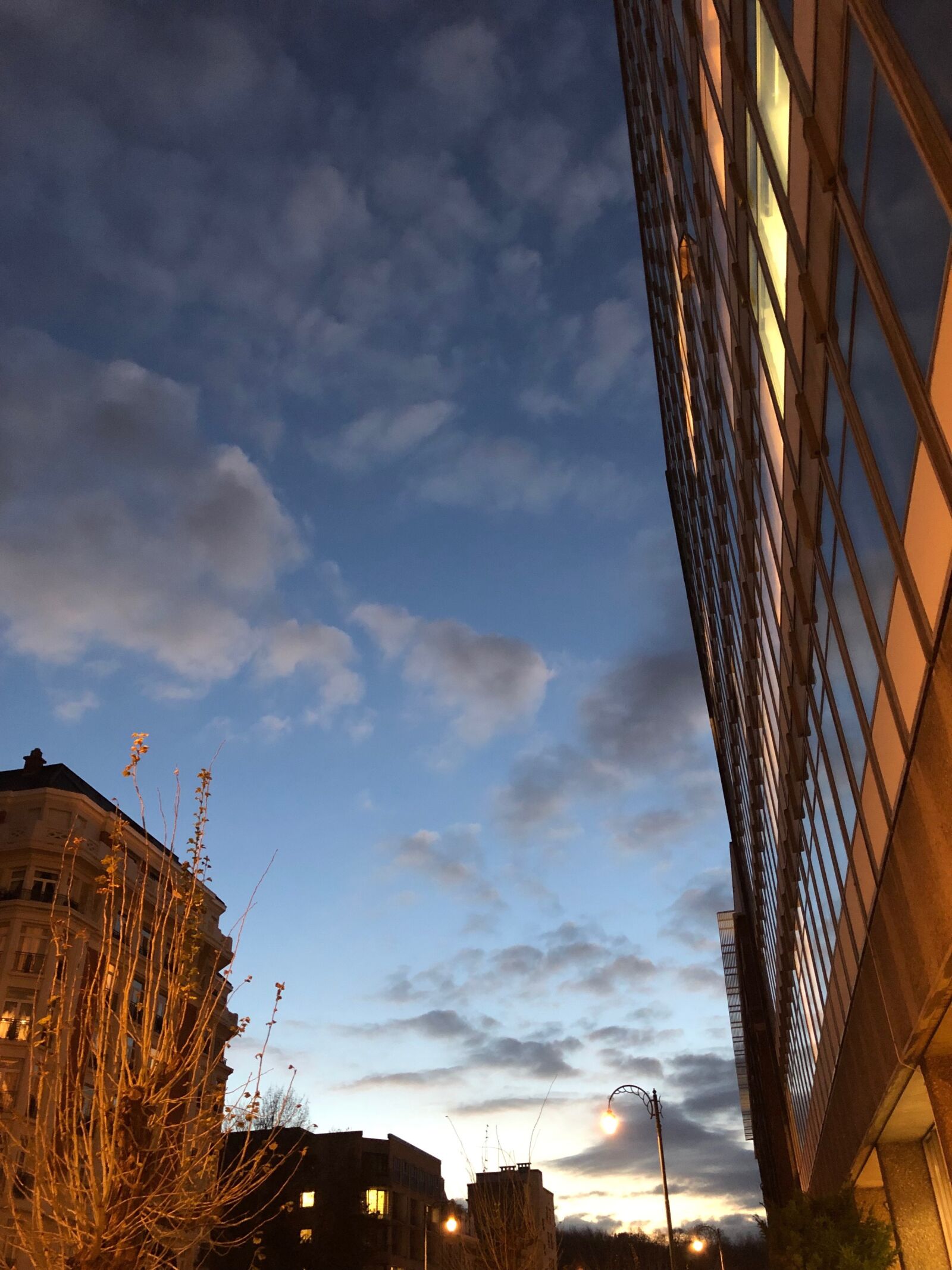 iPhone 8 Plus back dual camera 3.99mm f/1.8 sample photo. Brussels, ulb, evening photography