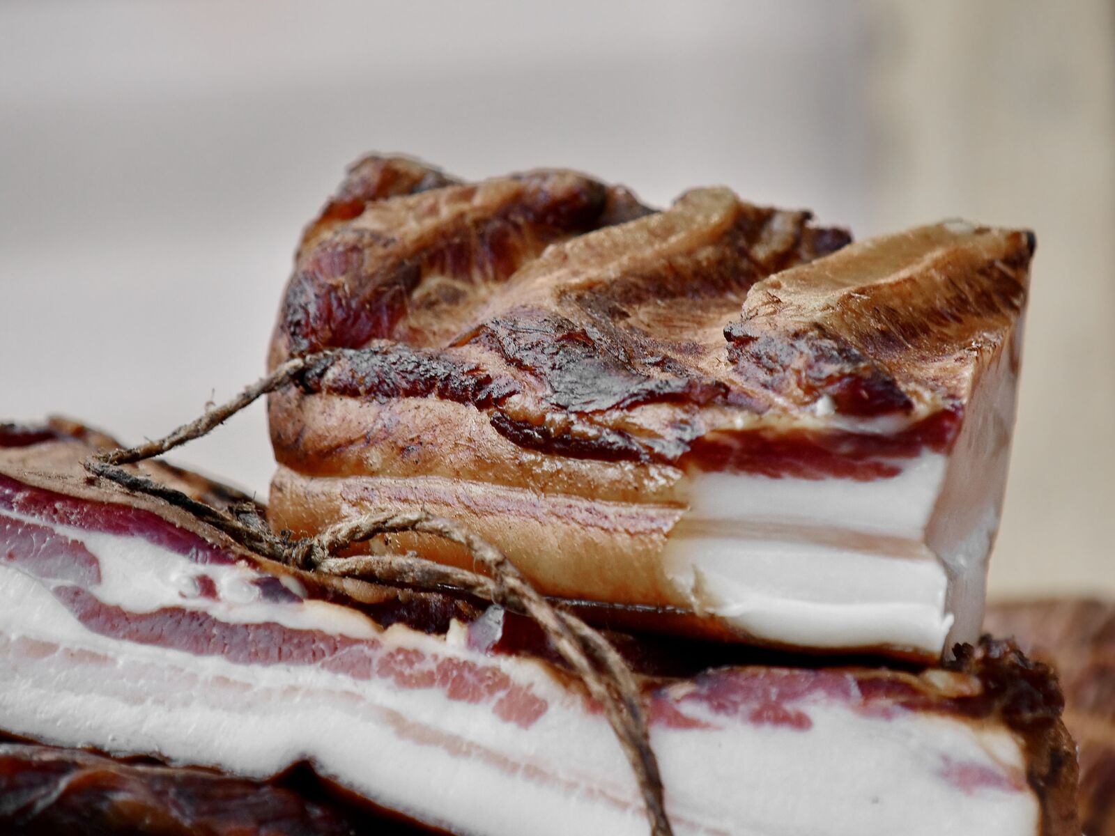 Nikon D5500 sample photo. Bacon, fat, fresh, handmade photography
