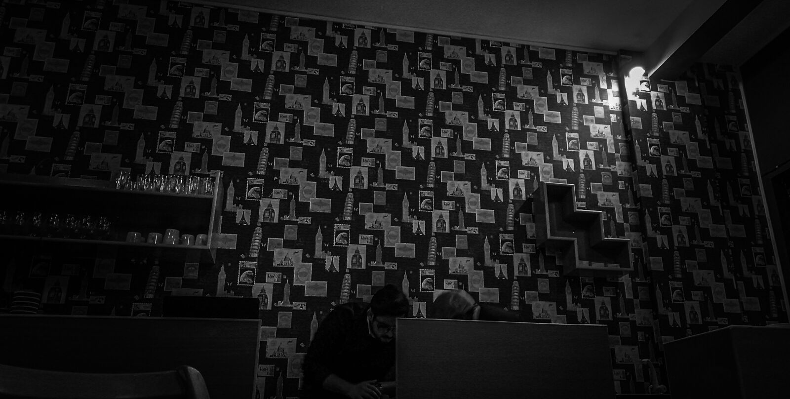 Realme C2 sample photo. Abstract wall, wall, pattern photography