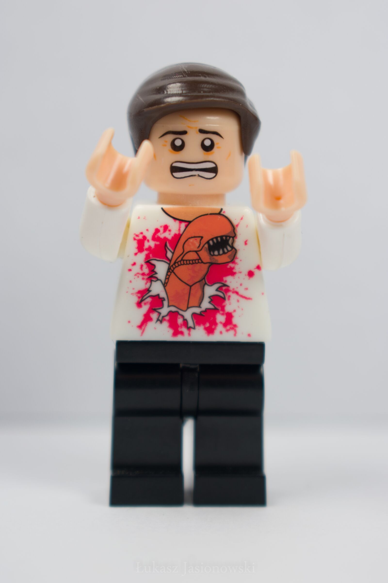 Nikon D3400 sample photo. Lego, minifigurka, lego alien photography