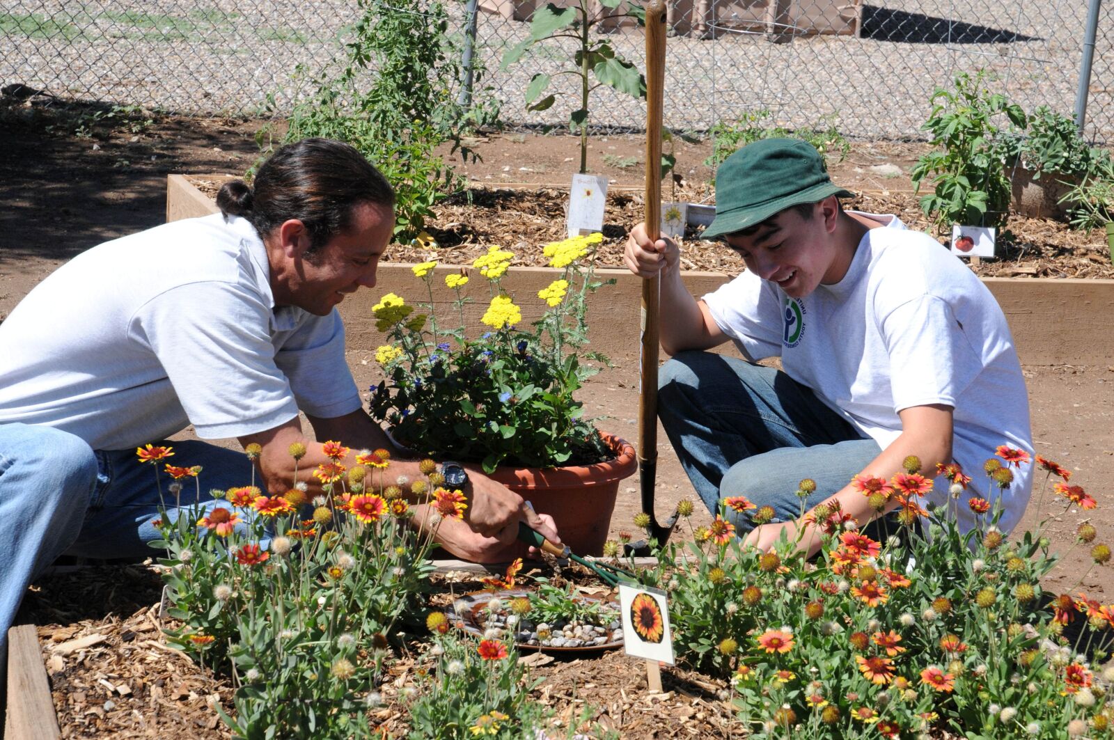Nikon D300S sample photo. Two, man, gardening, nature photography