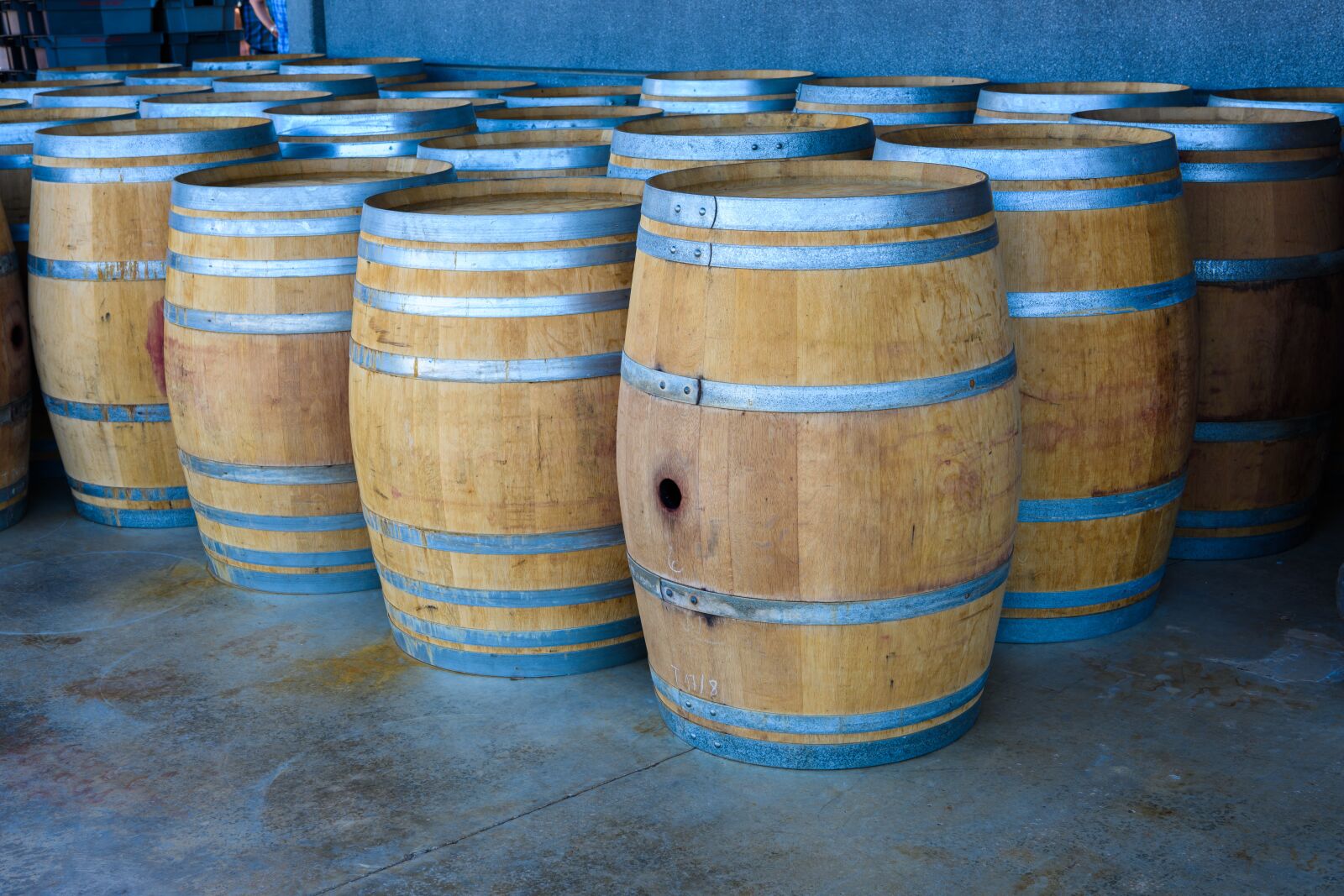 Nikon Z7 sample photo. Wine barrels, wine, barrel photography