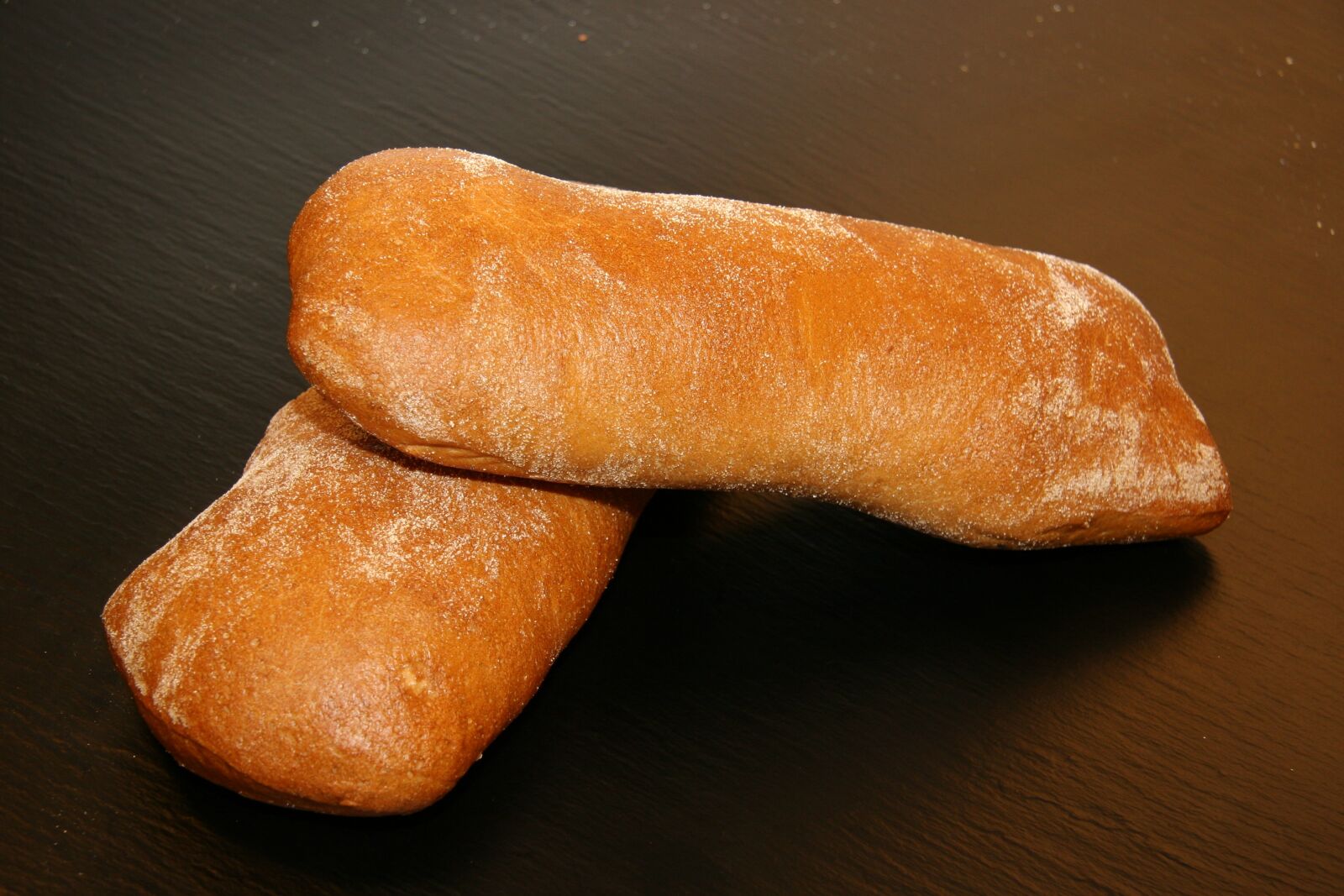 Canon EOS 20D sample photo. Ciabatta, bread, baked photography