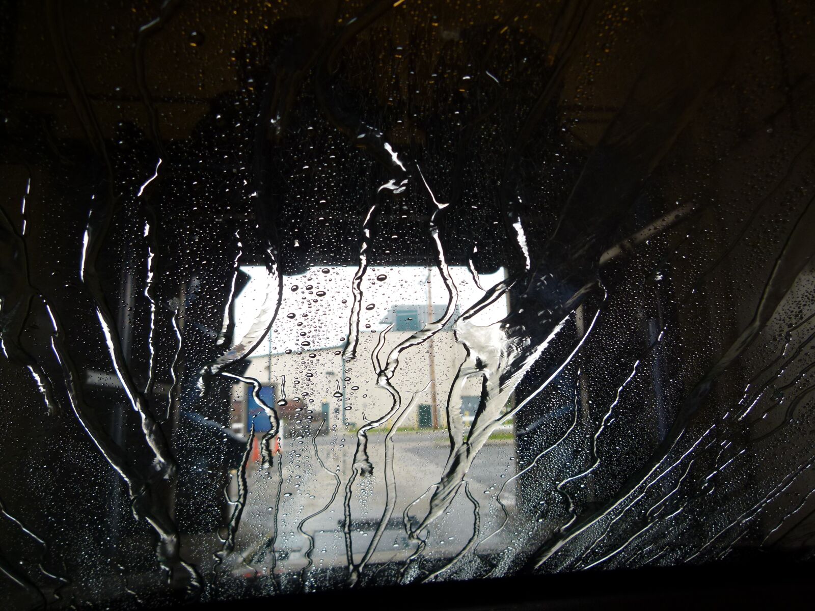 Panasonic Lumix DMC-FZ100 sample photo. Car wash, soap, abstract photography