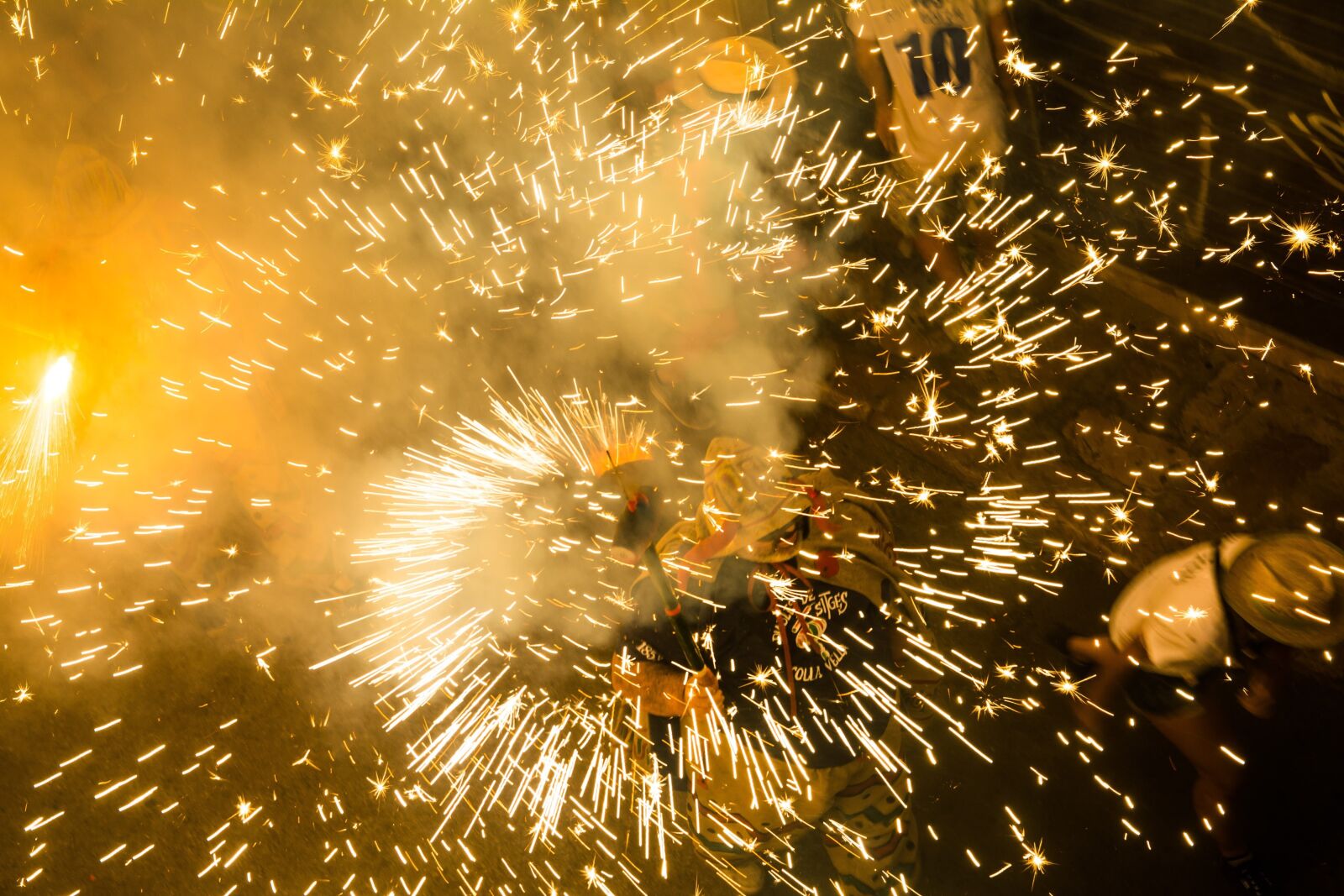 Nikon D5200 sample photo. Correfoc, festa major, sitges photography