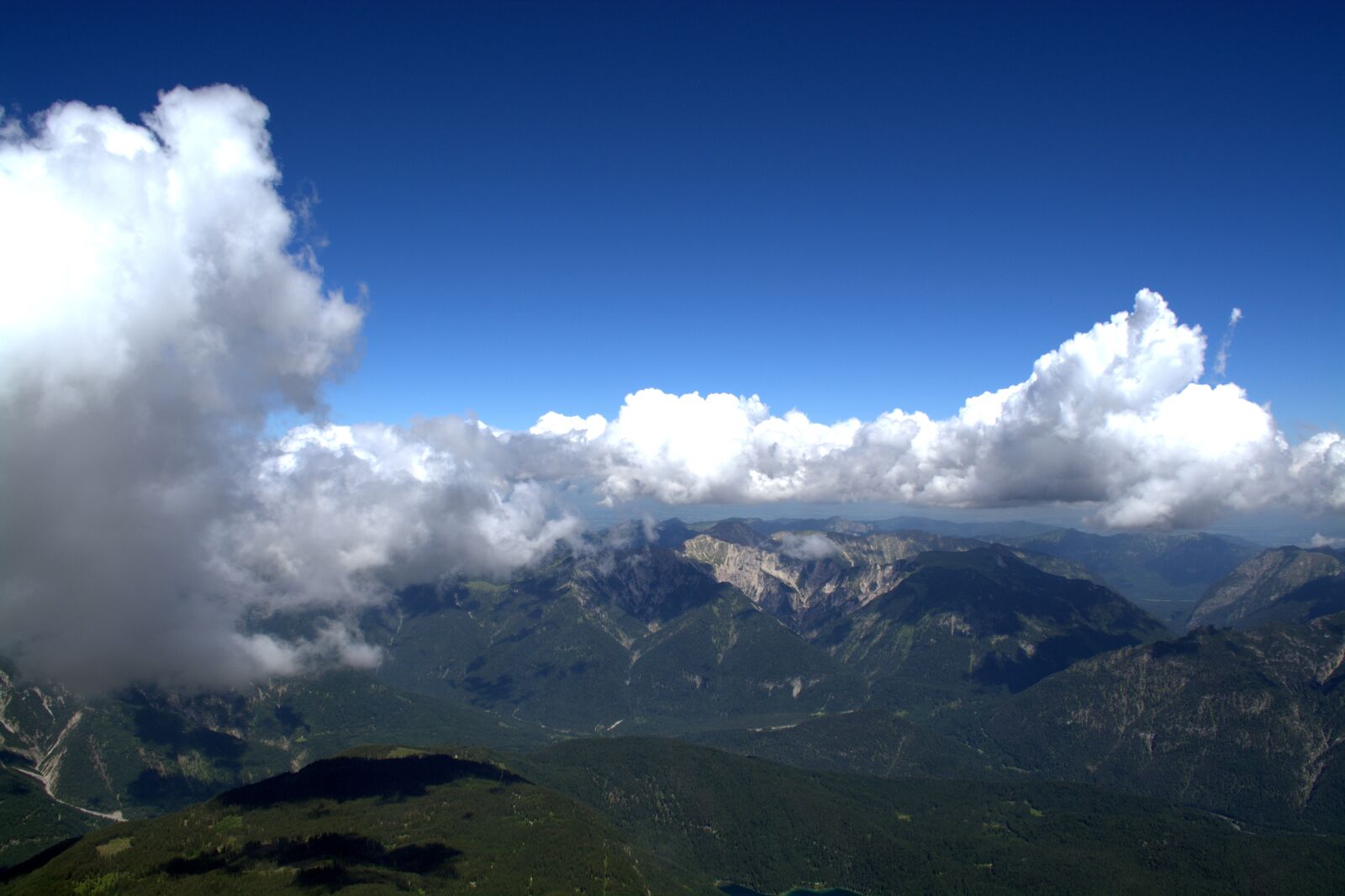 Nikon D5200 sample photo. Wetterstein mountains, far right photography