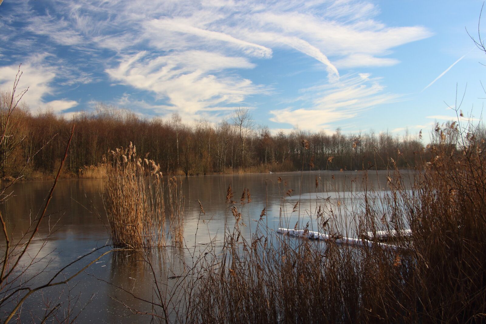 Canon EOS 700D (EOS Rebel T5i / EOS Kiss X7i) sample photo. Lake, frozen, winter photography