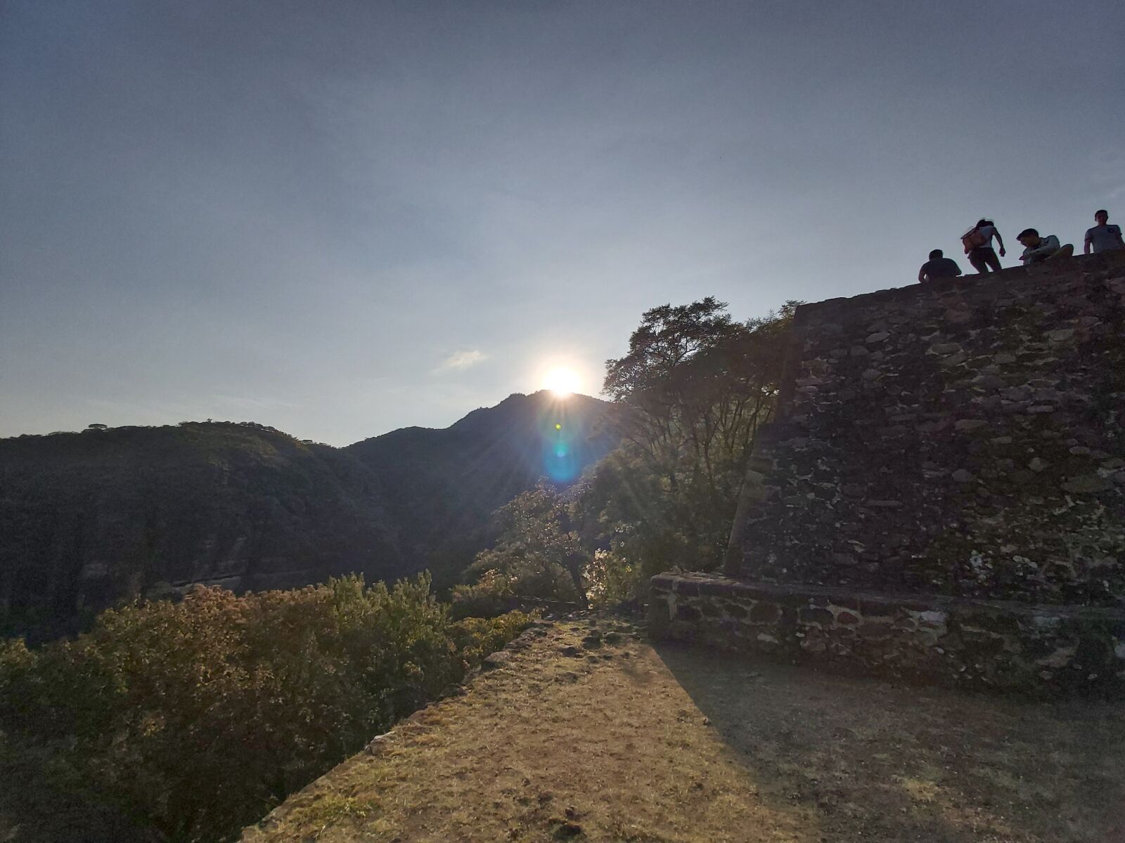 Samsung Galaxy A70 sample photo. Sun, pyramid, sunset photography