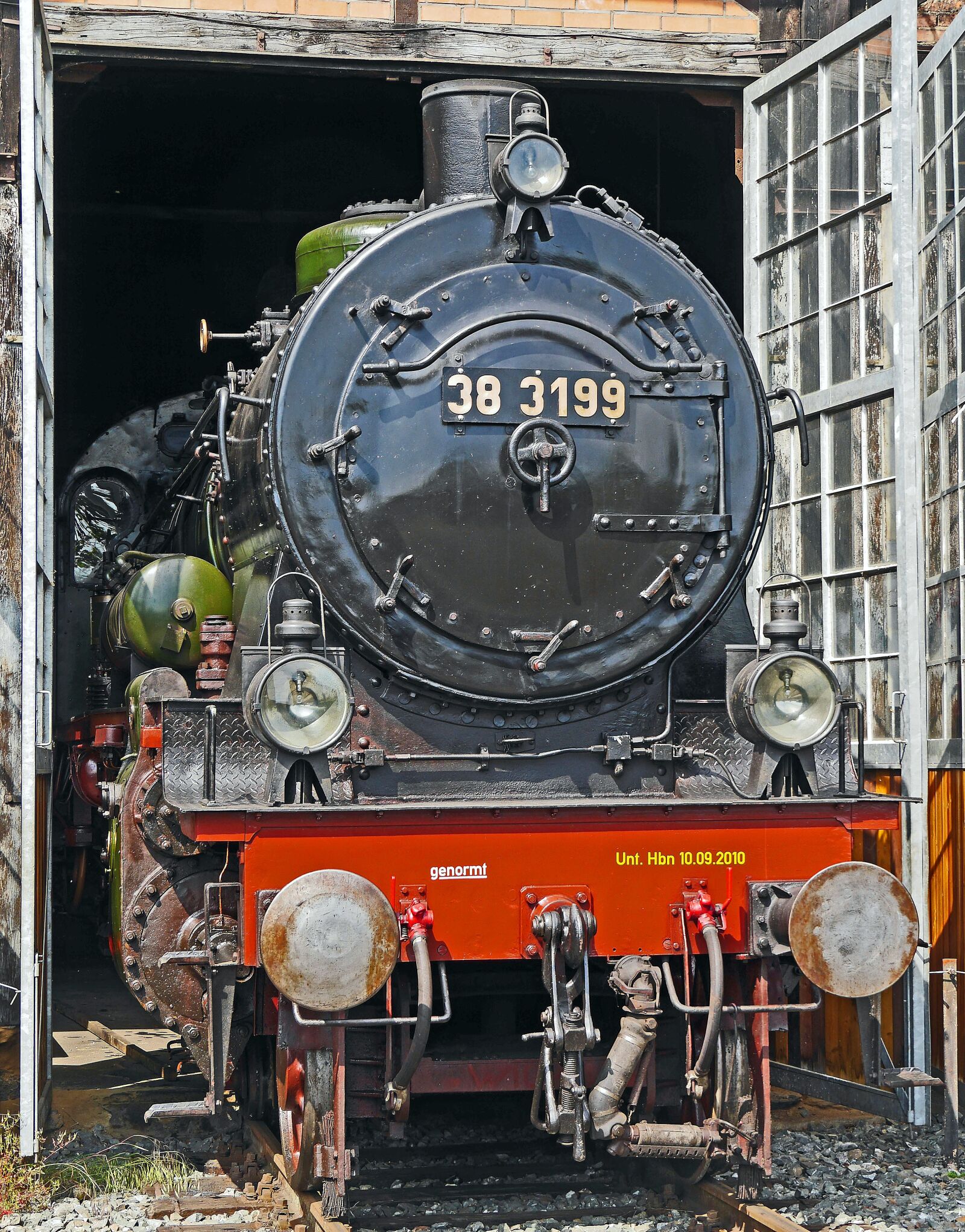 Panasonic Lumix DMC-GH3 sample photo. Steam locomotive, locomotive shed photography