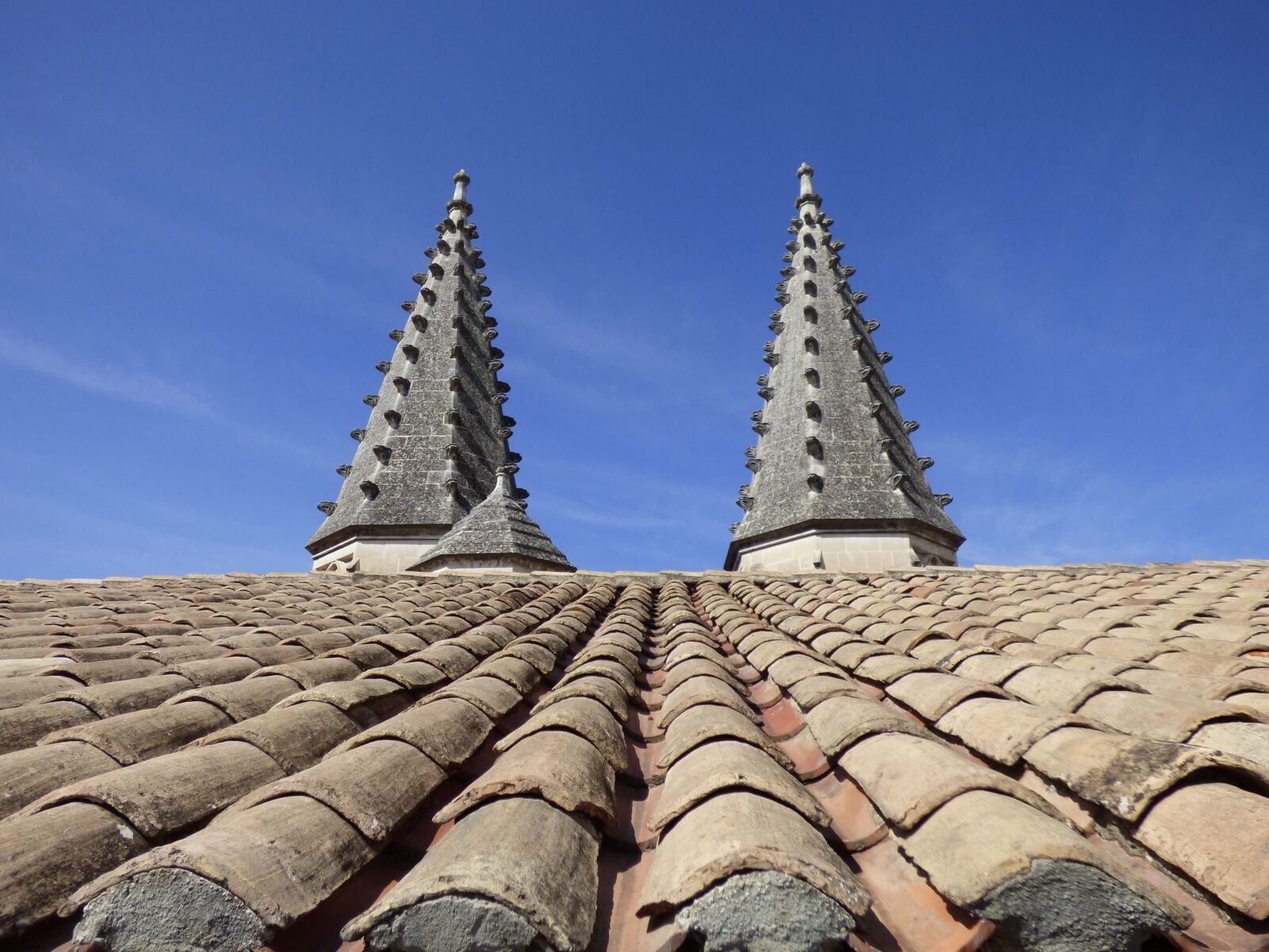Panasonic DMC-FZ72 sample photo. Roof, pinnacles, tiles photography