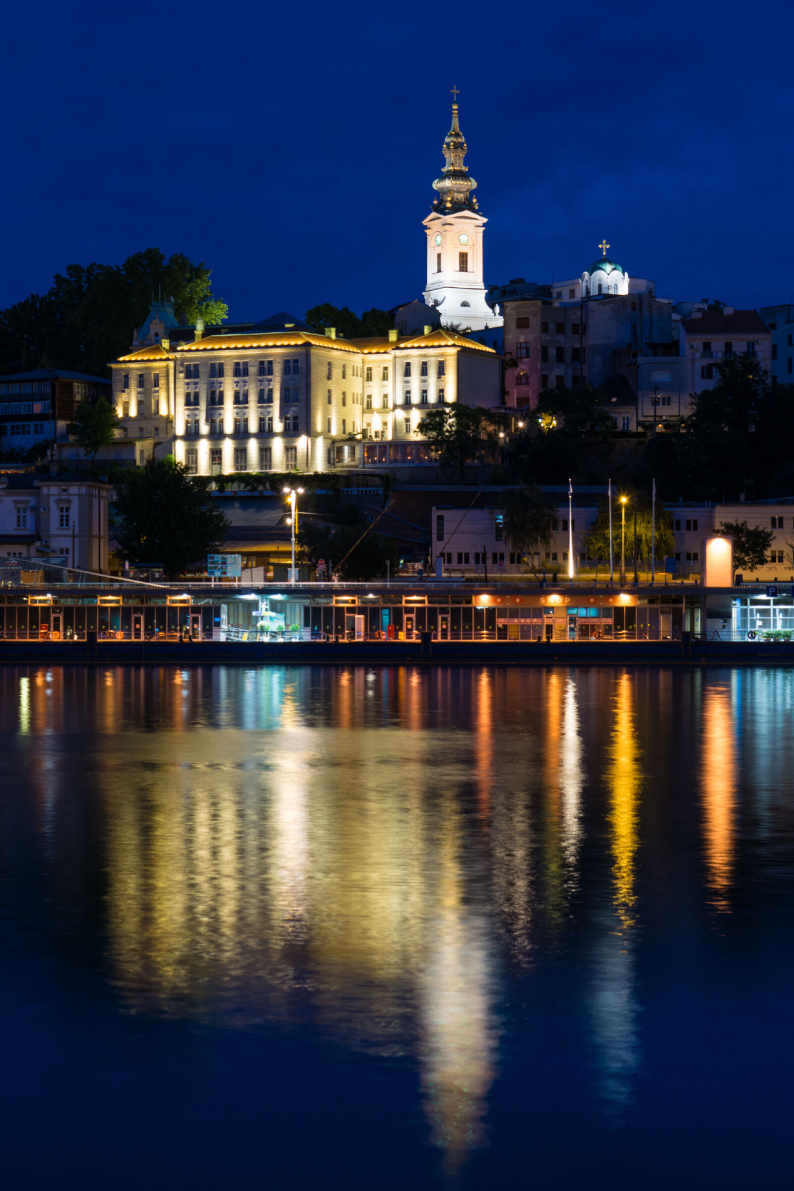 Nikon D5200 sample photo. Belgrade, church, city, night photography