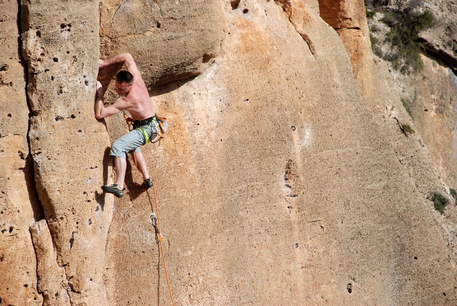 Nikon D80 sample photo. Climbing, rope, rocks photography