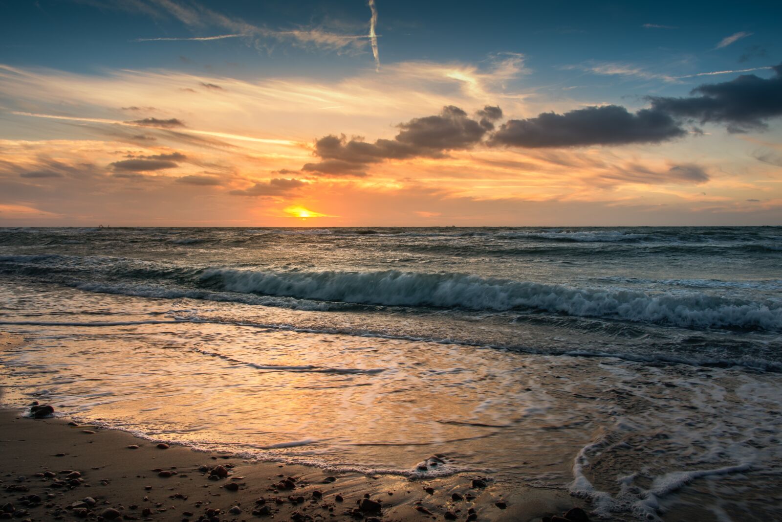 Nikon D7200 sample photo. Sea, sunset, wave photography