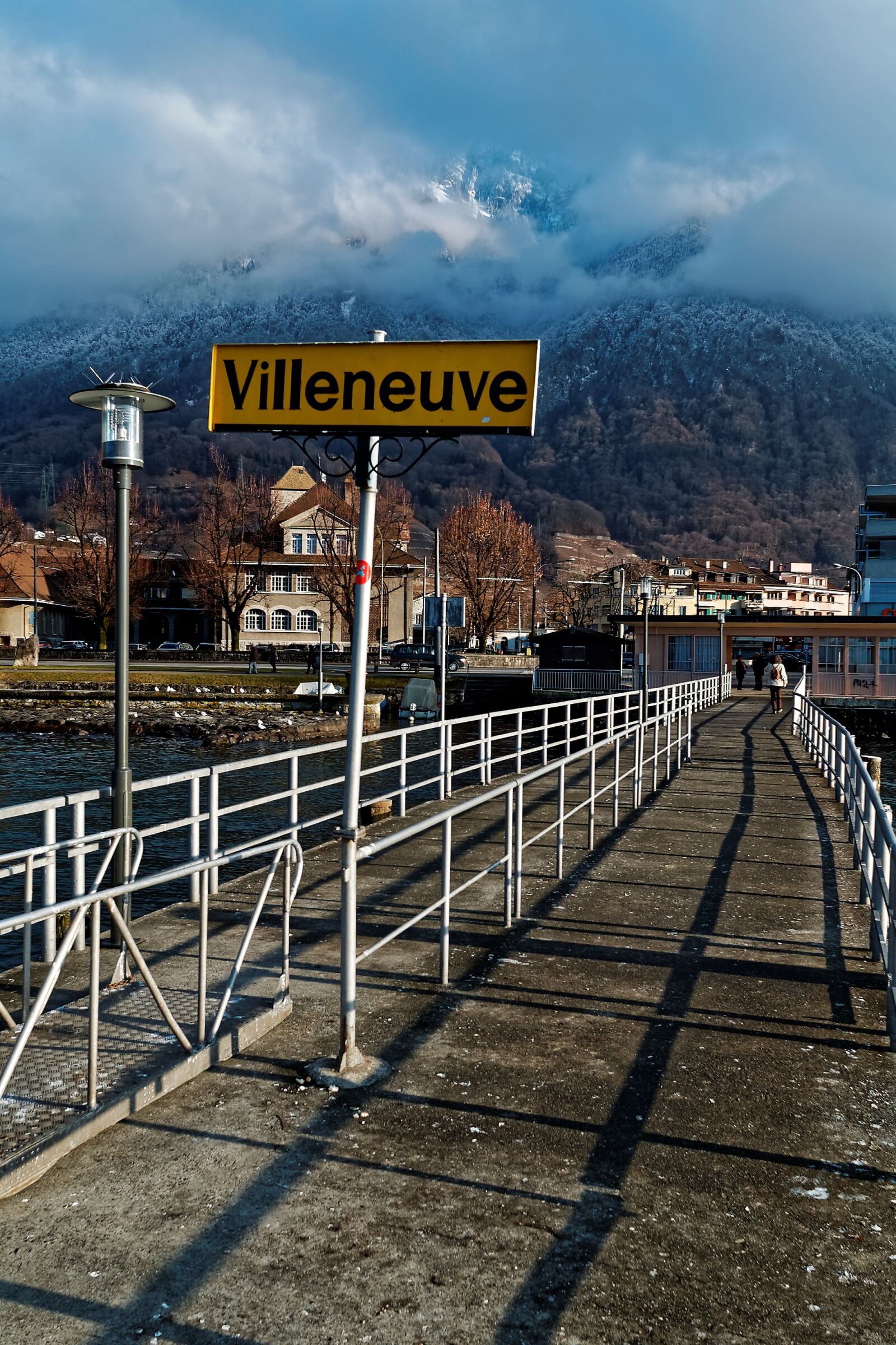Nikon D50 sample photo. Villeneuve, geneva, lake photography
