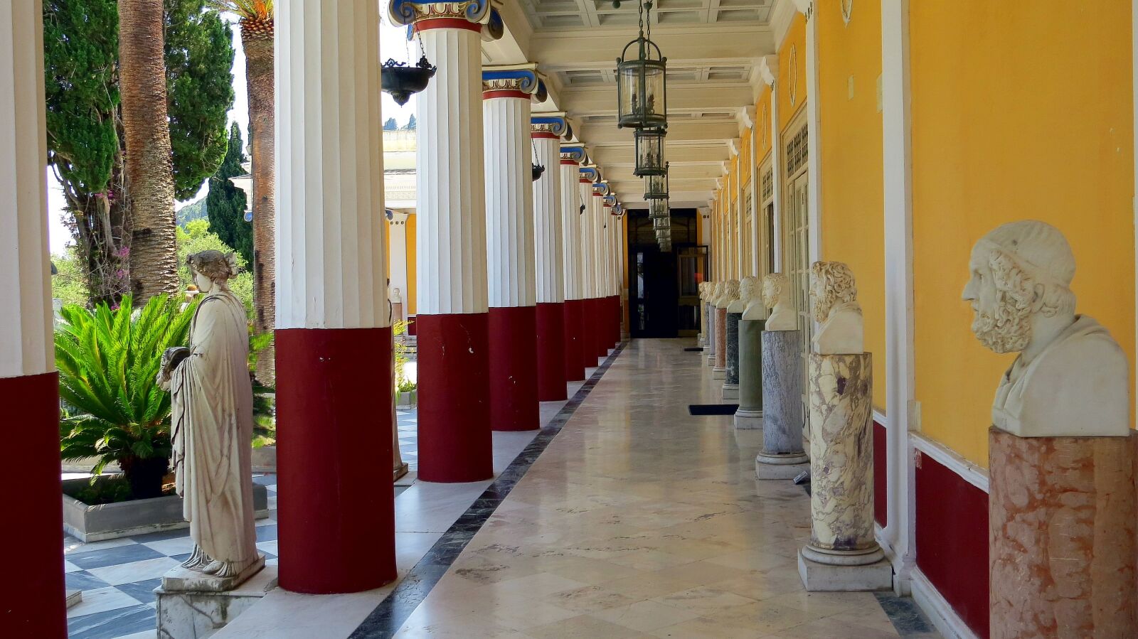 Canon PowerShot SX50 HS sample photo. Palace sissi, achilleion, empress photography