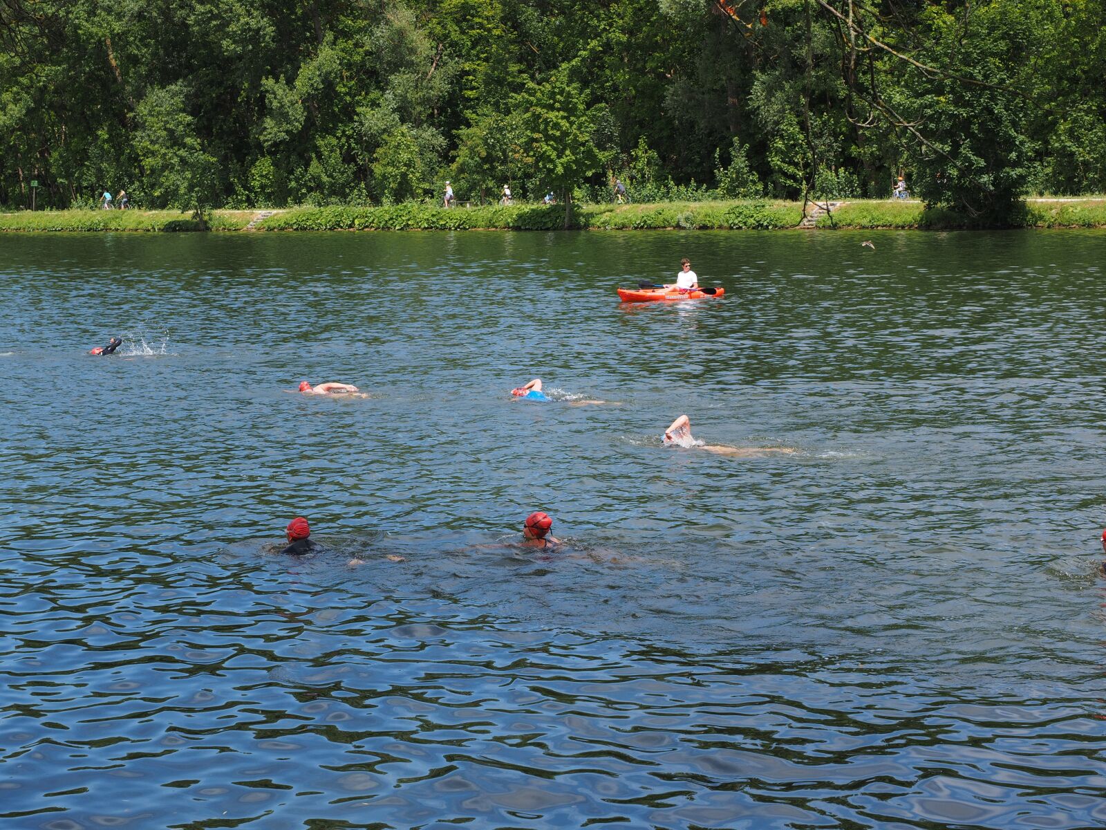 Olympus M.Zuiko Digital ED 12-40mm F2.8 Pro sample photo. Swim, competition, triathlon photography