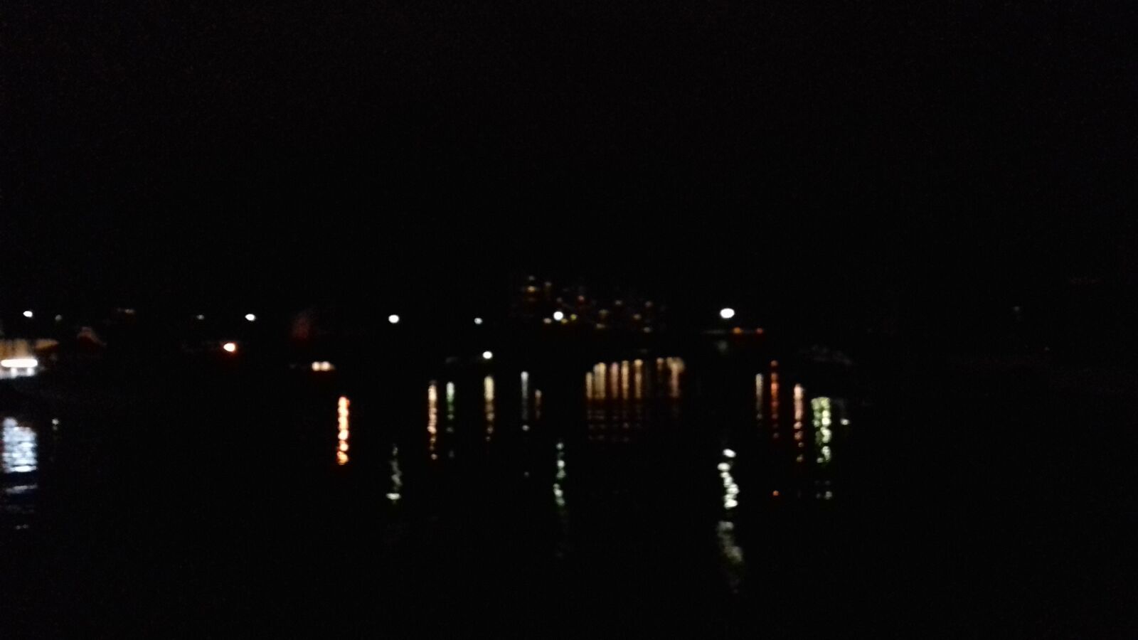 Samsung Galaxy J3(2016) sample photo. Dark, river, night photography