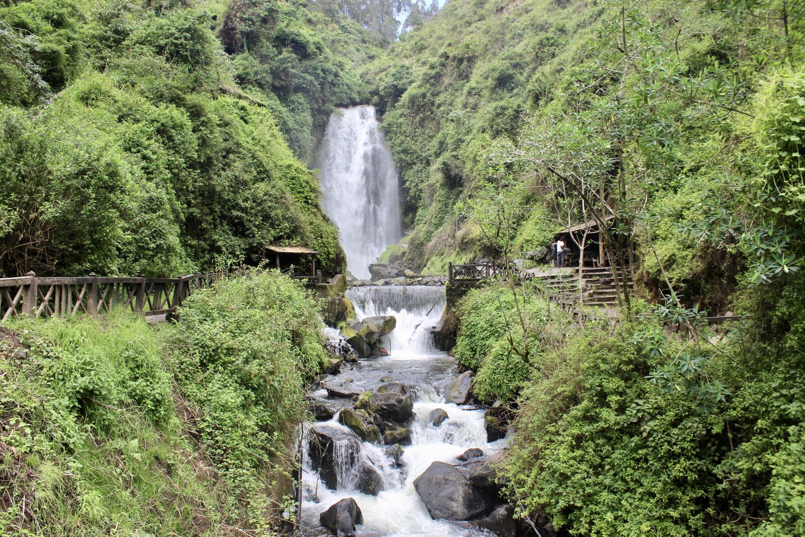 Canon EOS 1200D (EOS Rebel T5 / EOS Kiss X70 / EOS Hi) sample photo. Waterfall, peguche, otavalo photography