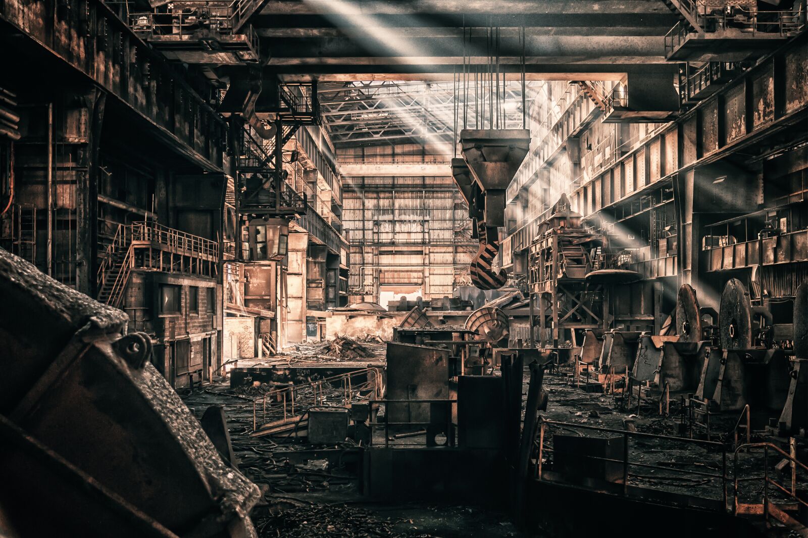 Nikon Z6 sample photo. Factory, hall, industry photography