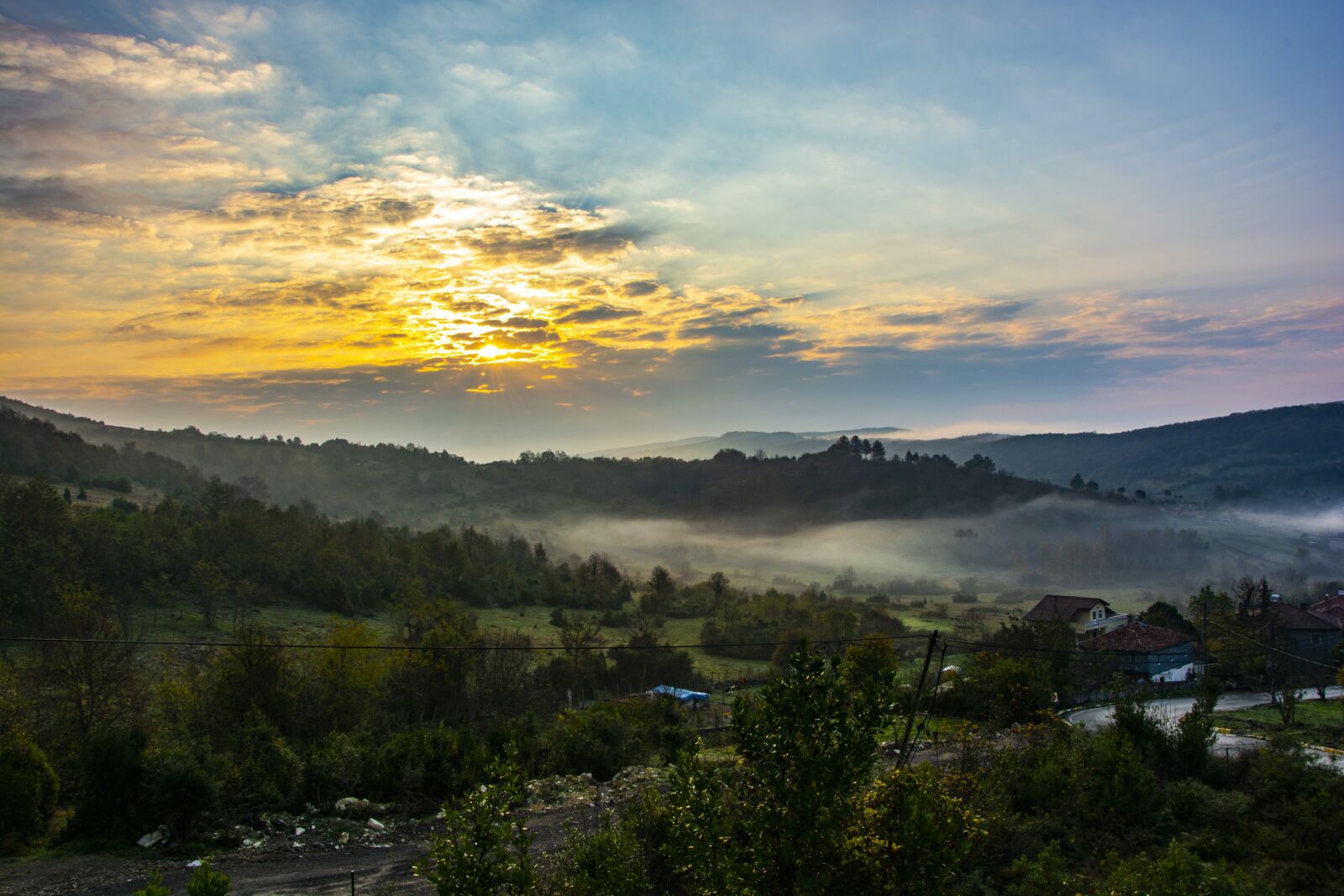 Nikon D5200 sample photo. Sunset, cloud, sky photography