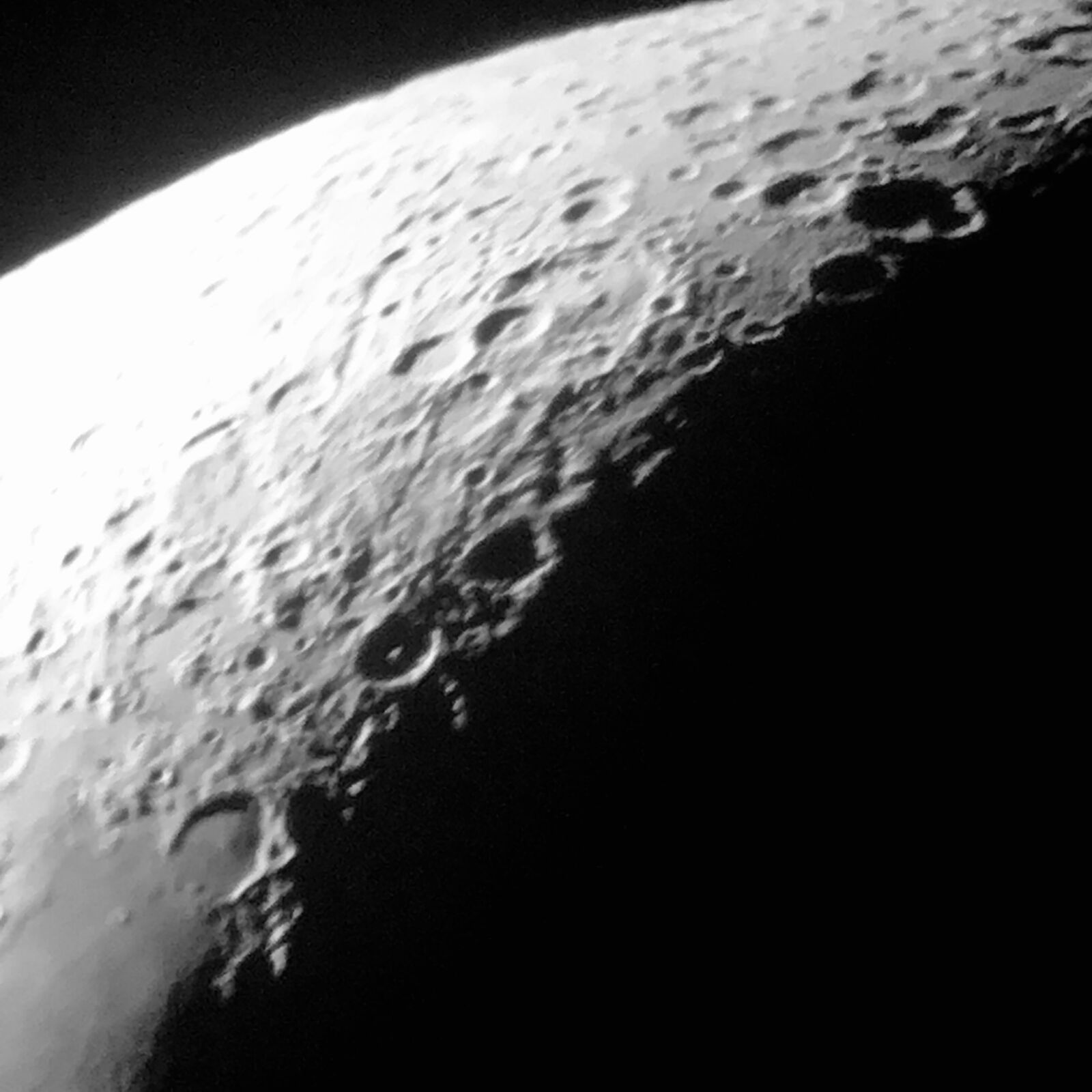 Apple iPhone 7 Plus sample photo. Moon, crater, luna photography