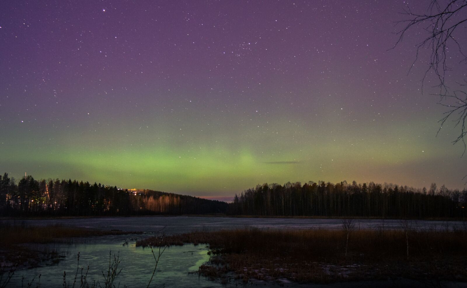 Nikon D3300 sample photo. Norther lights, finland, aurora photography