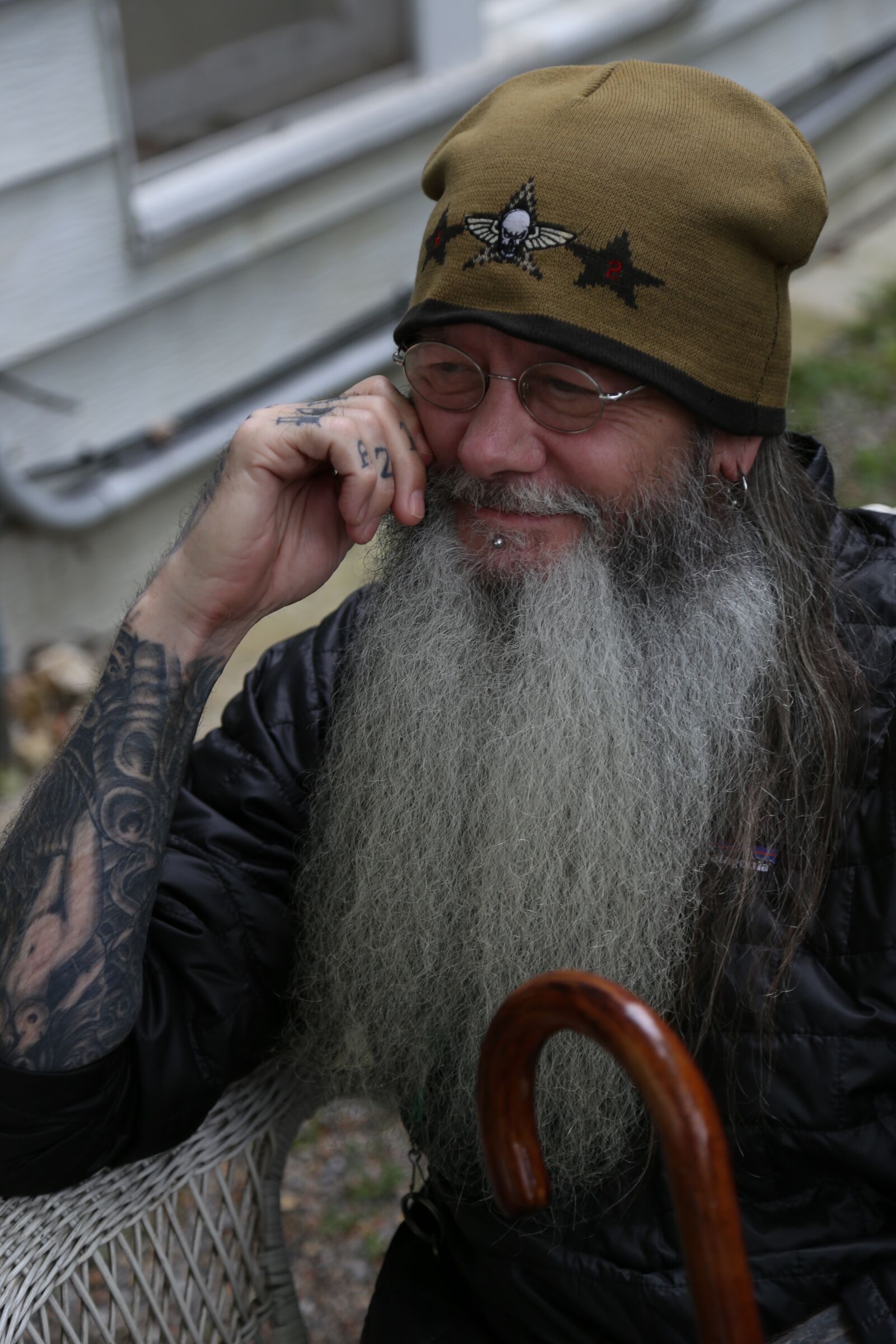 Canon EOS 6D + Canon EF 24-105mm F4L IS USM sample photo. Retired, old, beard photography